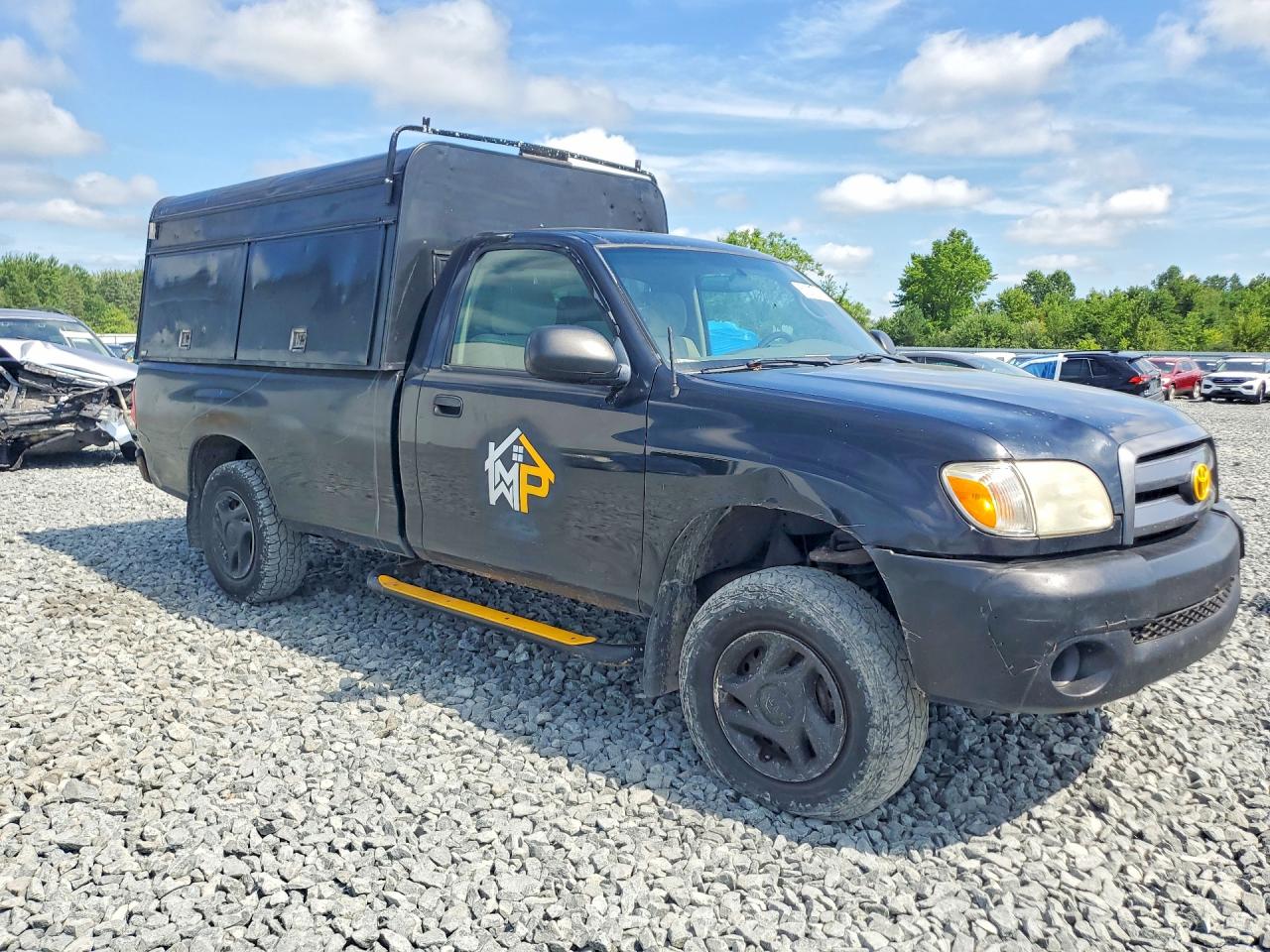 2006 Toyota Tundra Base Black vin: 5TBJU32136S471655