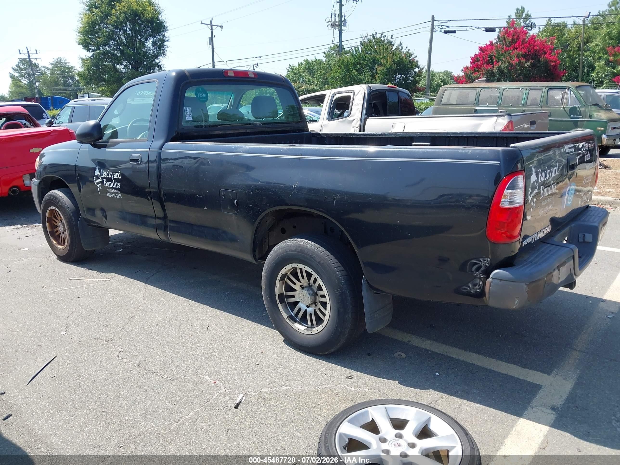 2005 Toyota Tundra   Black vin: 5TBJU32165S449292