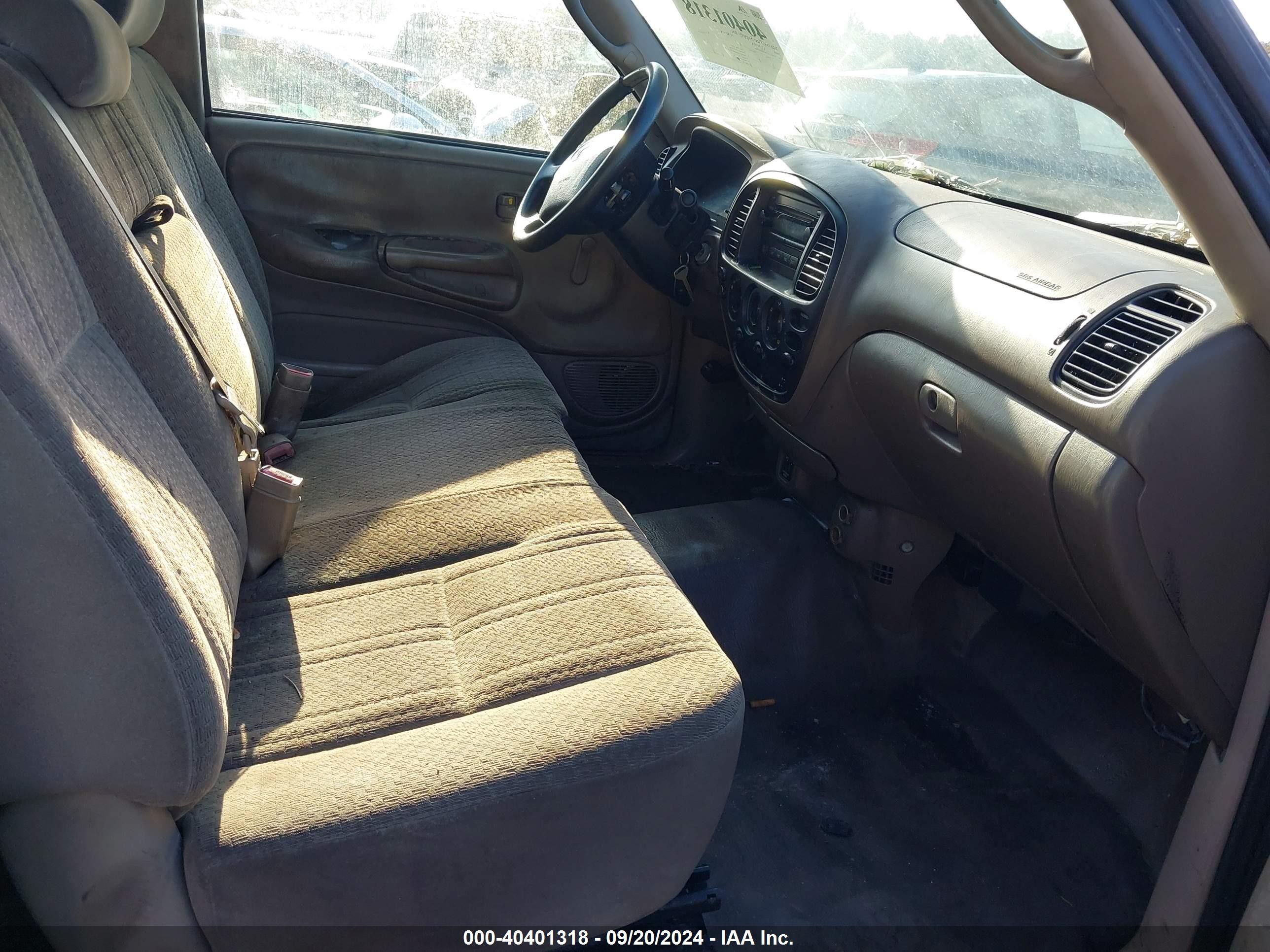 2005 Toyota Tundra   Green vin: 5TBJU32185S456308