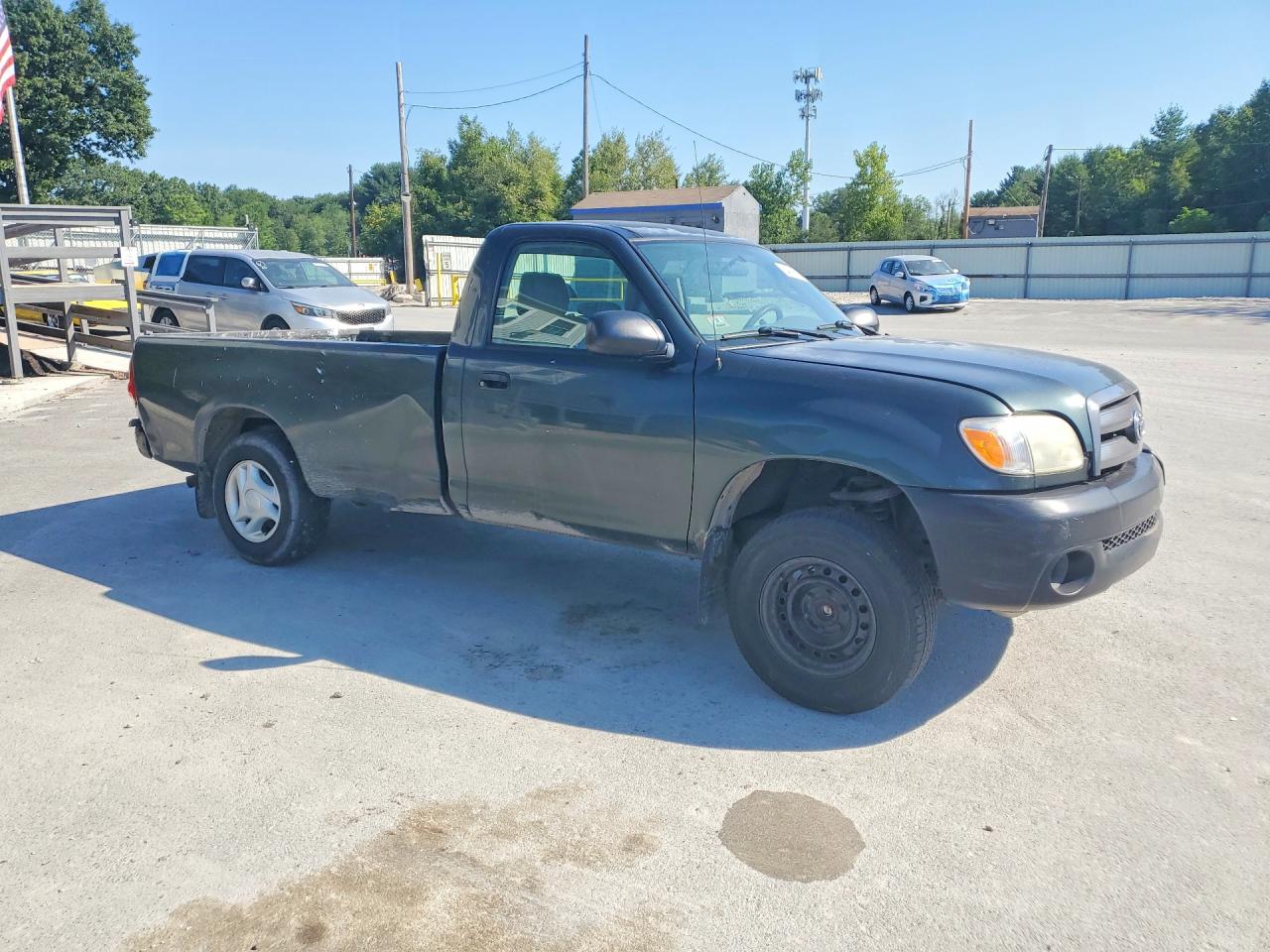 2006 Toyota Tundra Base Green vin: 5TBJU321X6S457333