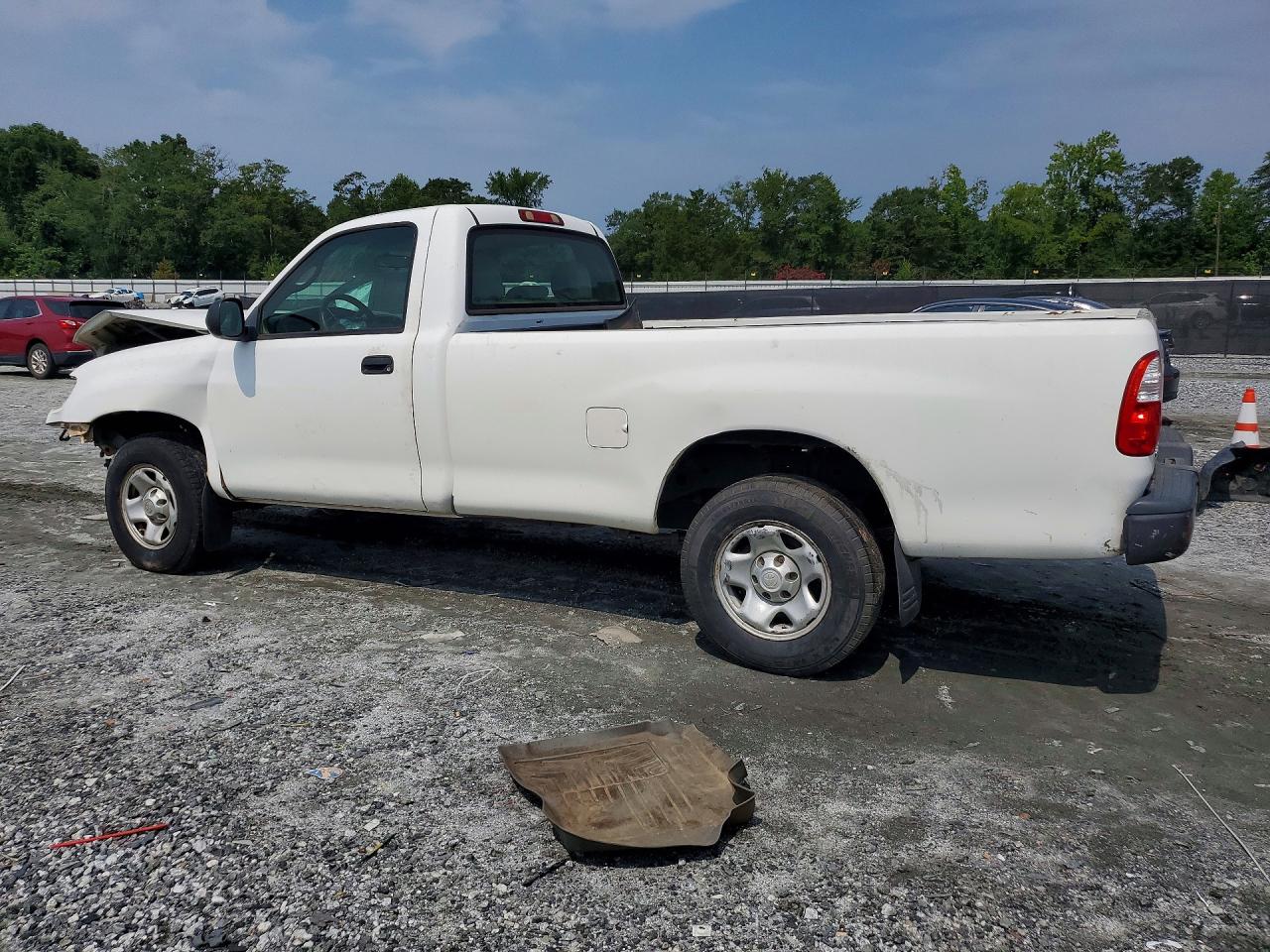 2006 Toyota Tundra Base White vin: 5TBJU321X6S471636