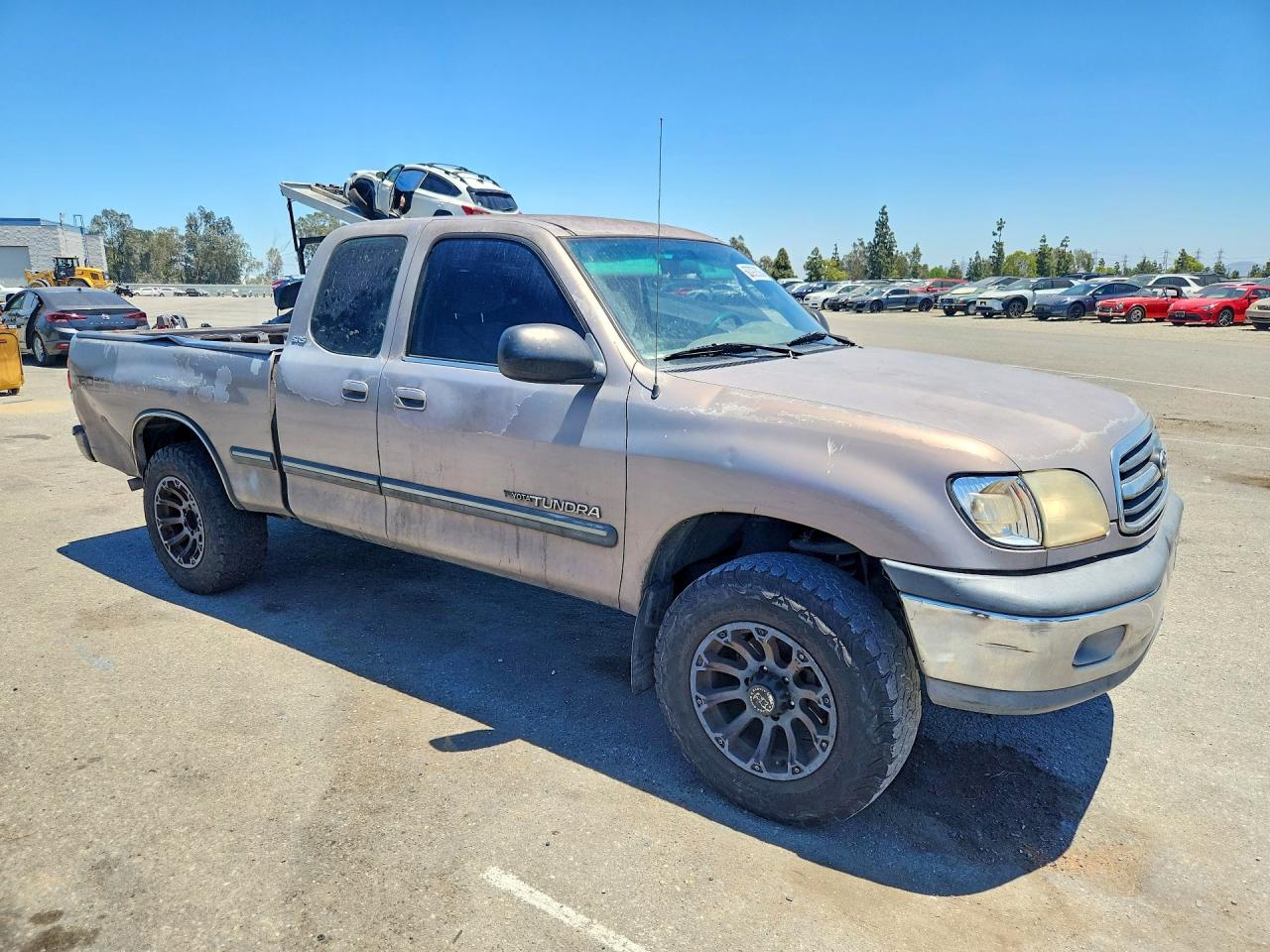 2000 Toyota Tundra Access Cab Sr5 Gray vin: 5TBRN3411YS119464