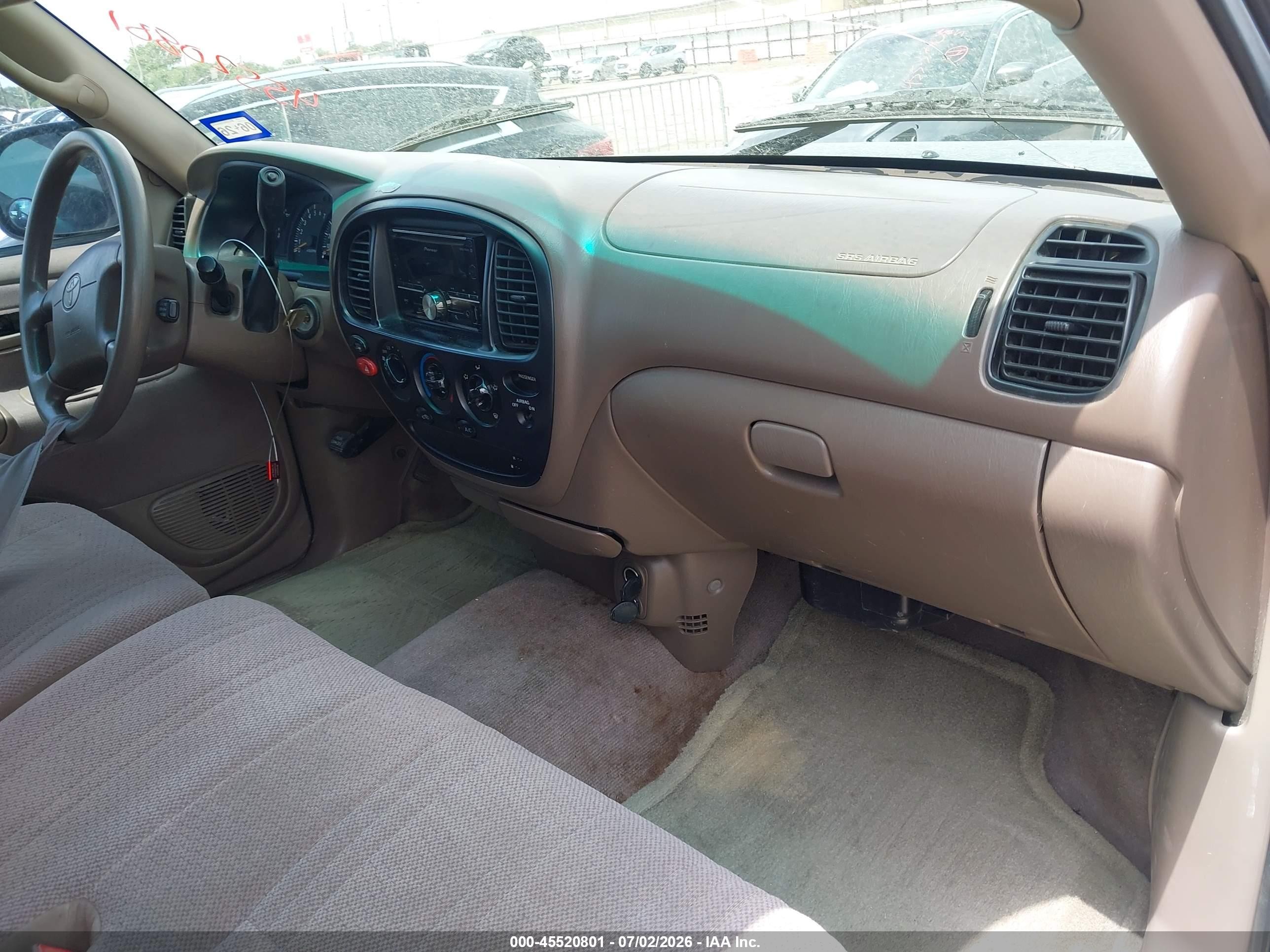 2000 Toyota Tundra Sr5 Зеленый vin: 5TBRN3412YS113236