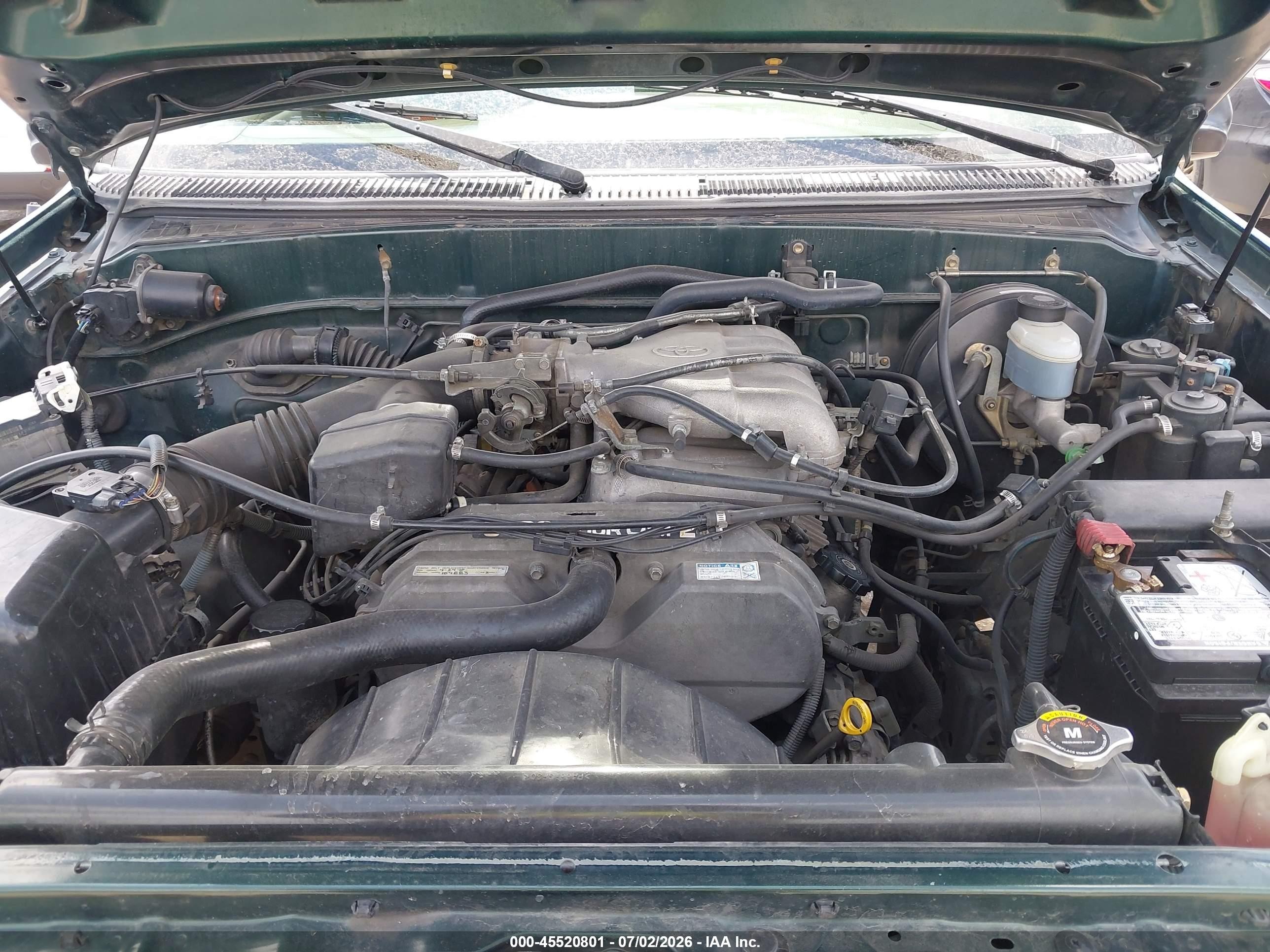 2000 Toyota Tundra Sr5 Зеленый vin: 5TBRN3412YS113236