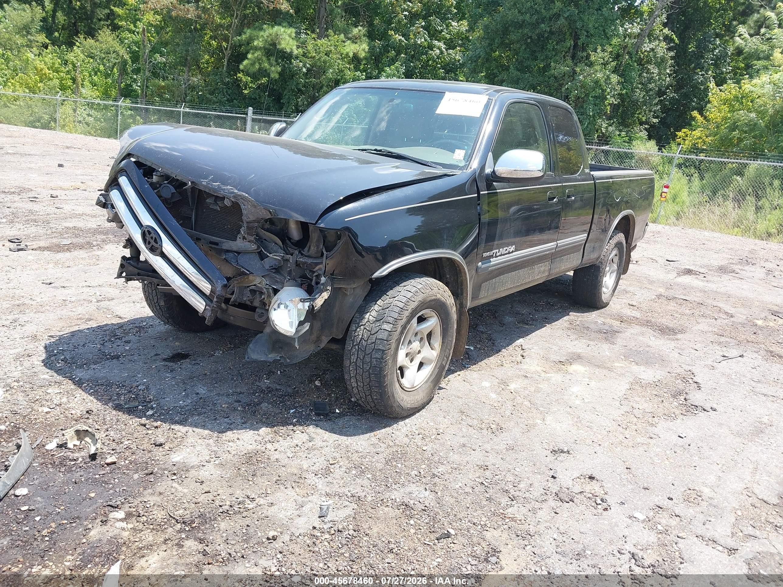 2003 Toyota Tundra Sr5 Черный vin: 5TBRN34183S412321