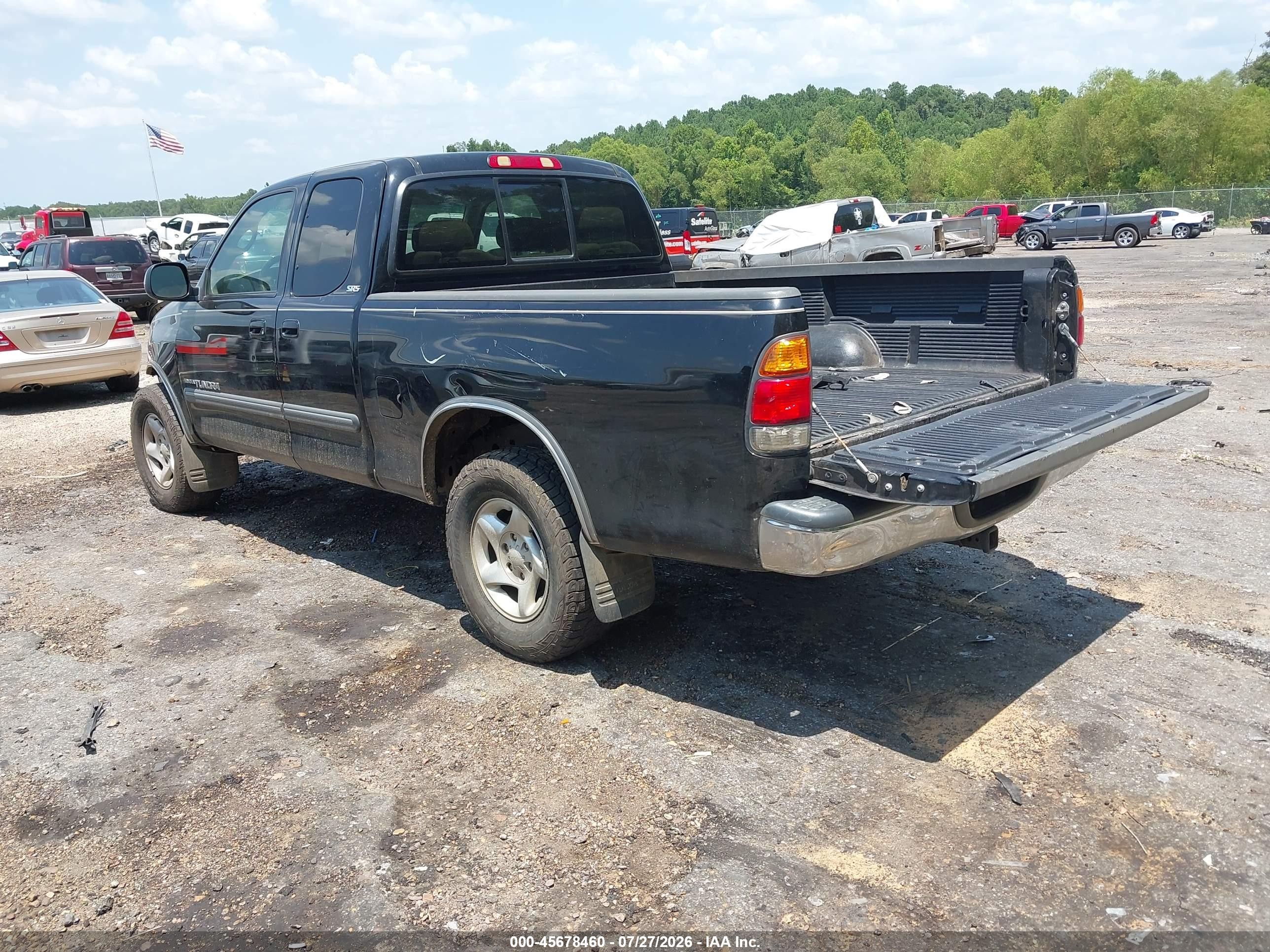 2003 Toyota Tundra Sr5 Черный vin: 5TBRN34183S412321