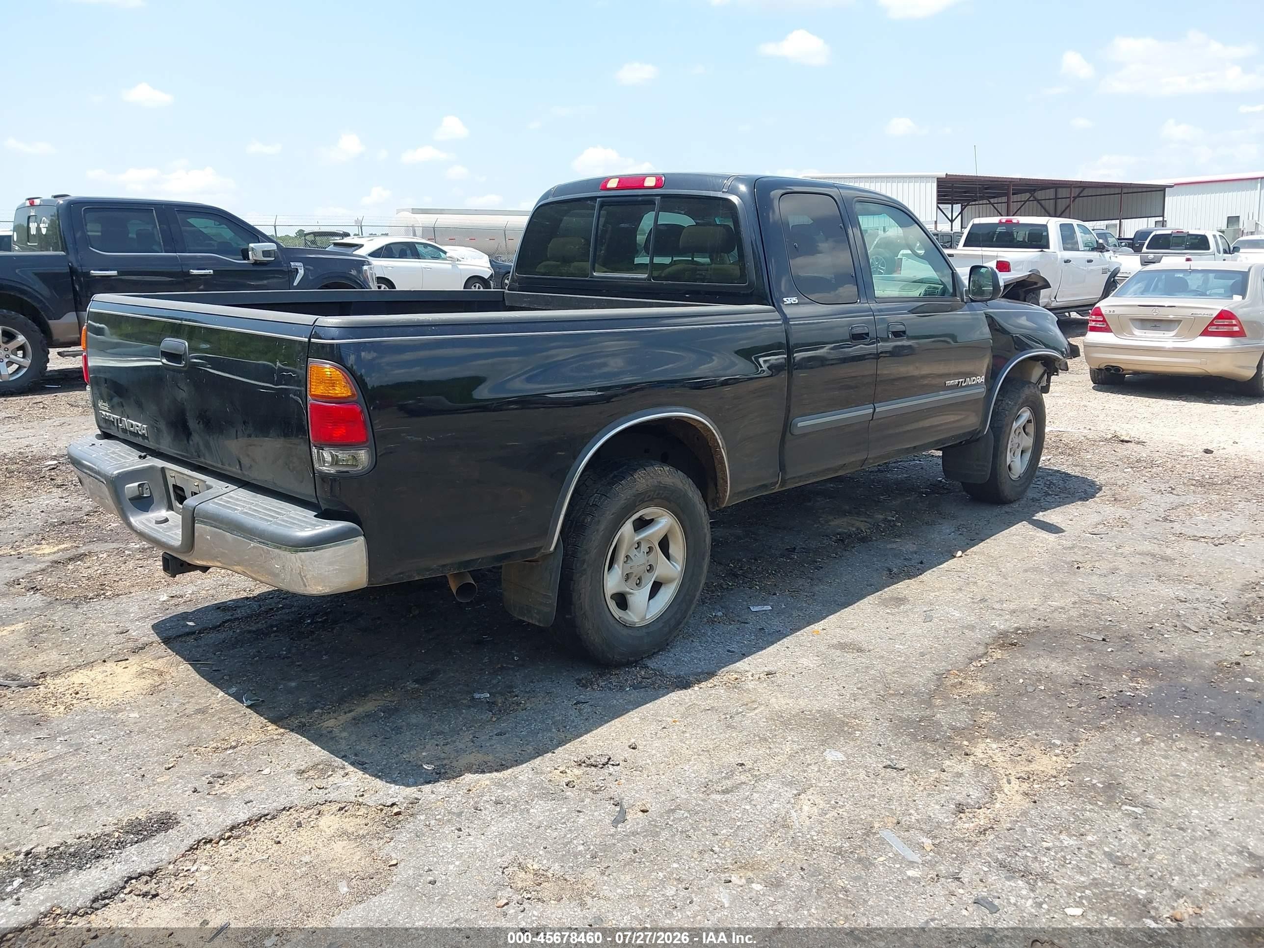 2003 Toyota Tundra Sr5 Черный vin: 5TBRN34183S412321
