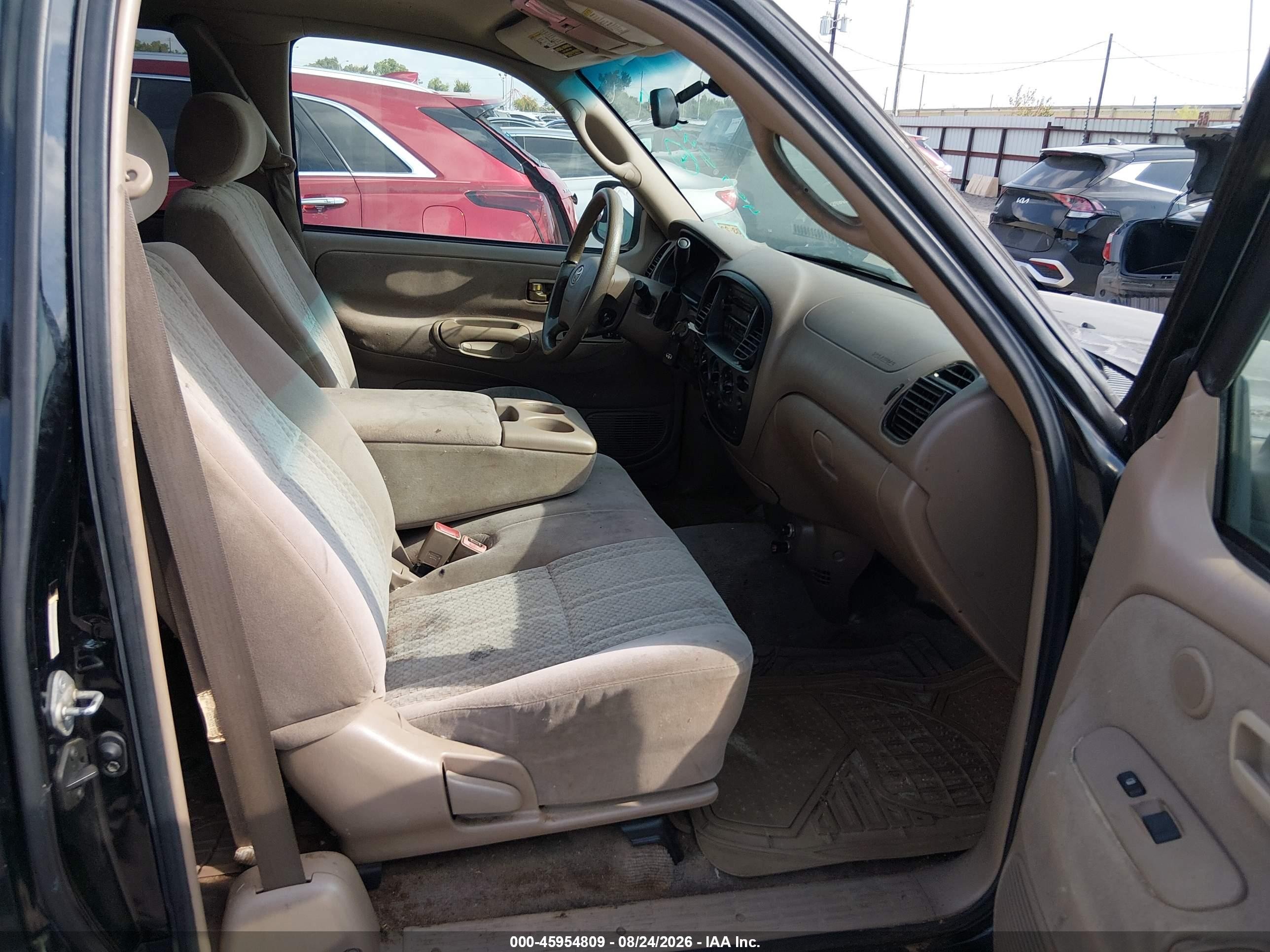 2003 Toyota Tundra Sr5 V8 Gray vin: 5TBRT34103S399120