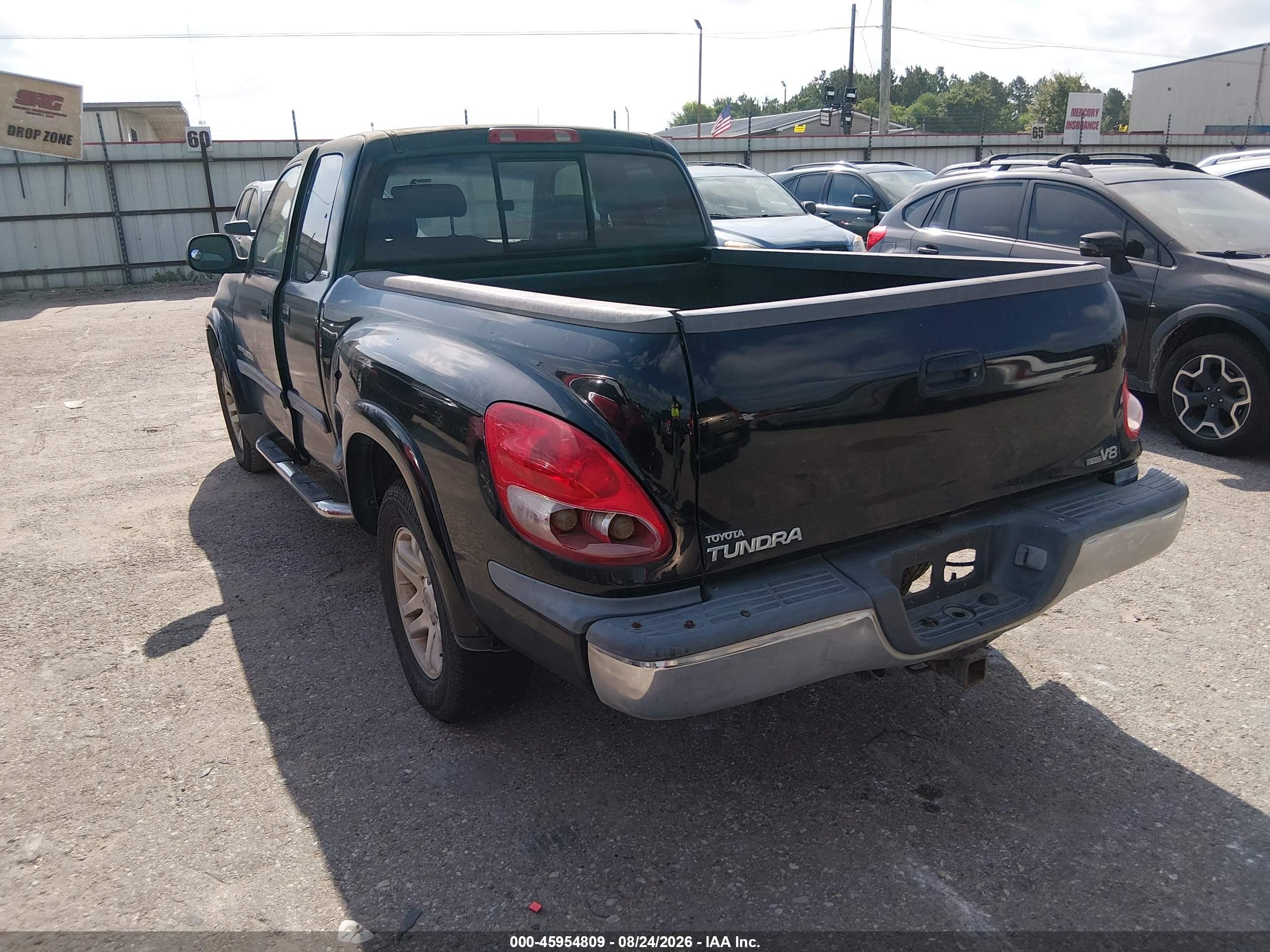2003 Toyota Tundra Sr5 V8 Gray vin: 5TBRT34103S399120
