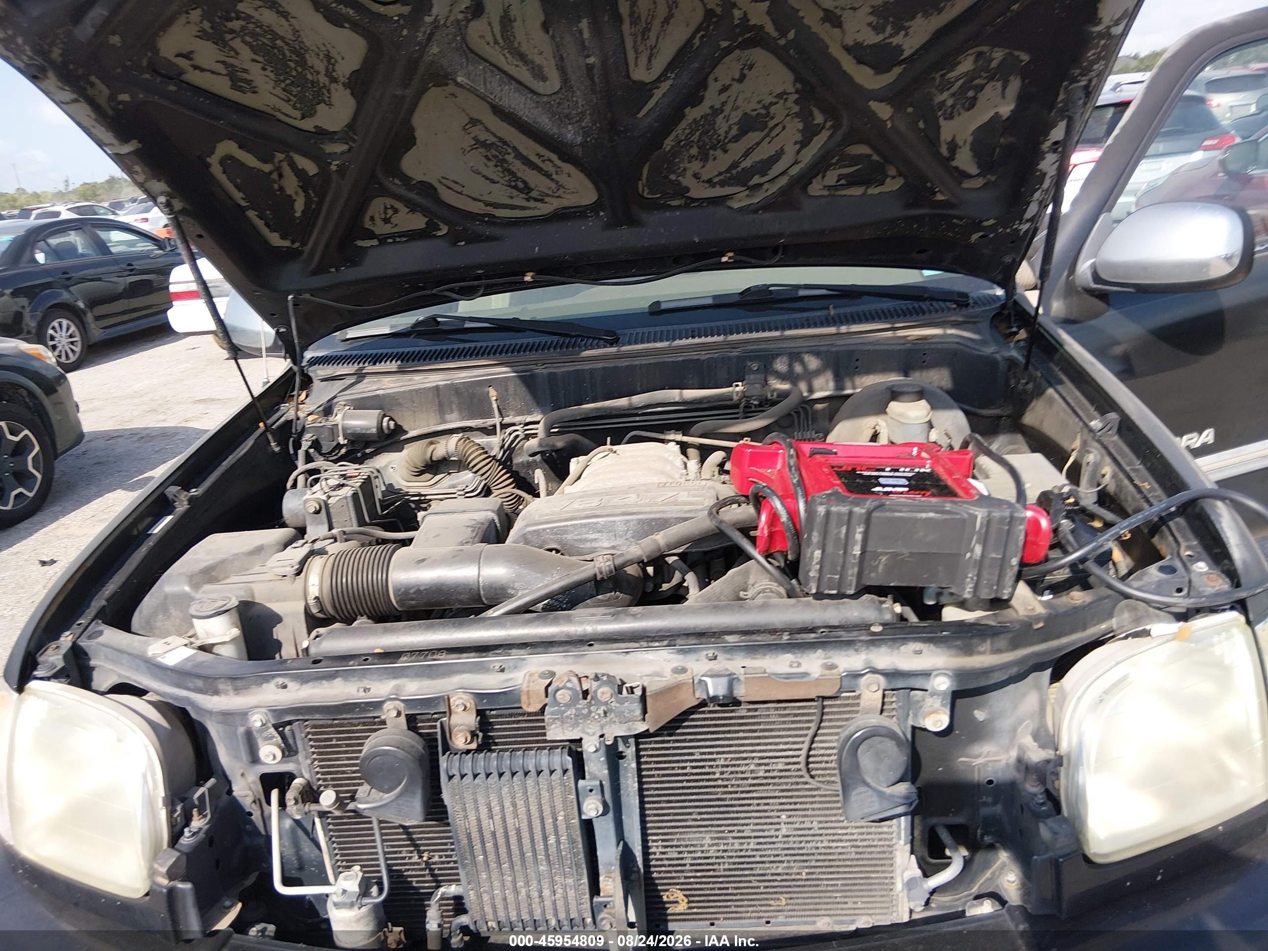2003 Toyota Tundra Sr5 V8 Gray vin: 5TBRT34103S399120