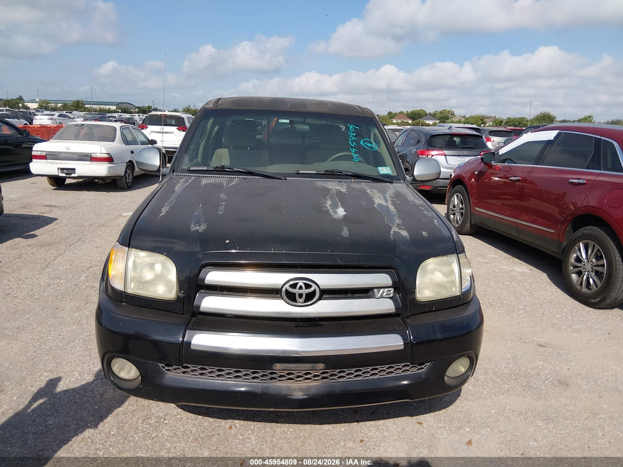 2003 Toyota Tundra Sr5 V8 Gray vin: 5TBRT34103S399120