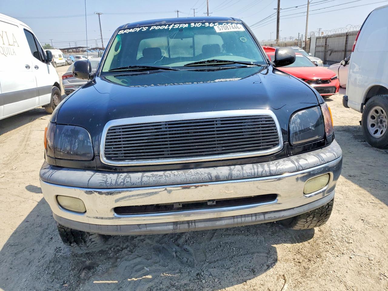 2002 Toyota Tundra Sr5 V8 Черный vin: 5TBRT34112S326580