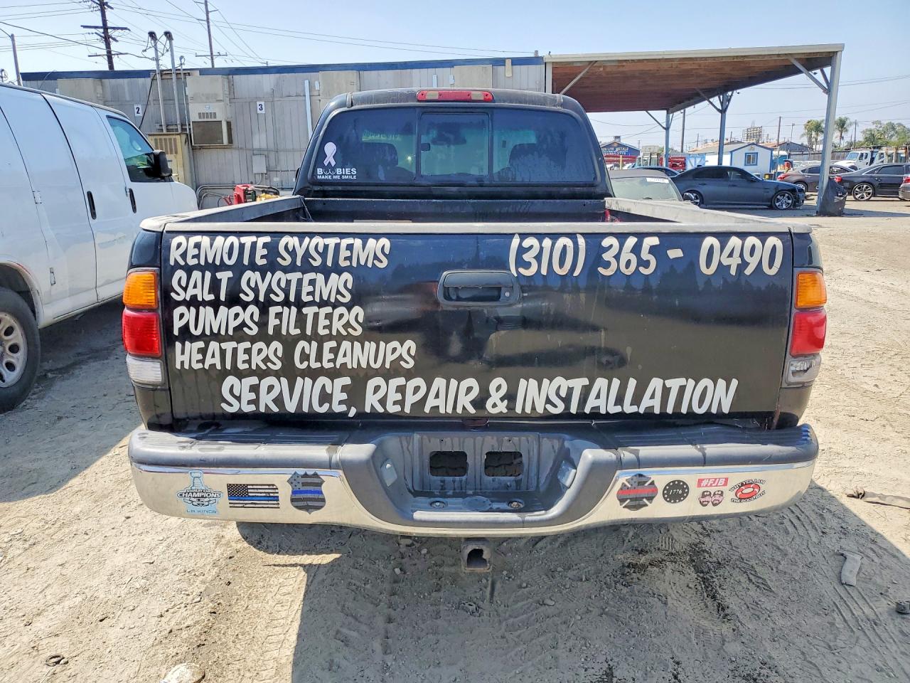 2002 Toyota Tundra Sr5 V8 Черный vin: 5TBRT34112S326580