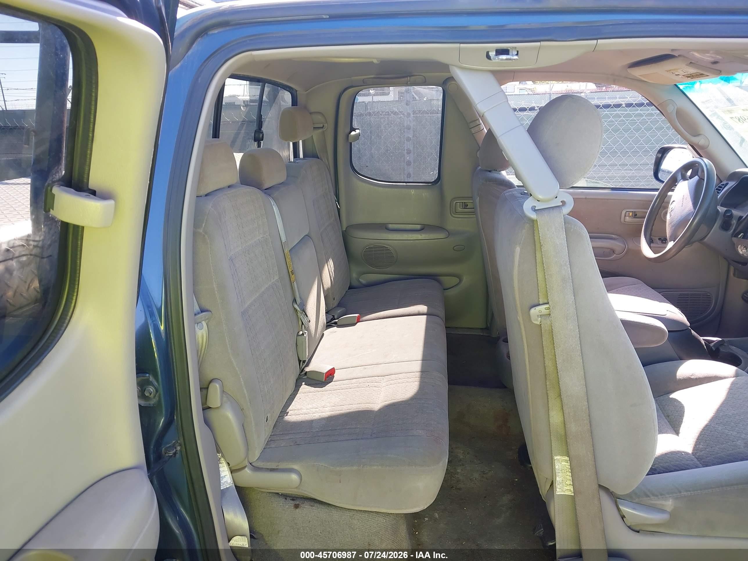 2005 Toyota Tundra Sr5 V8 Blue vin: 5TBRT34115S471655