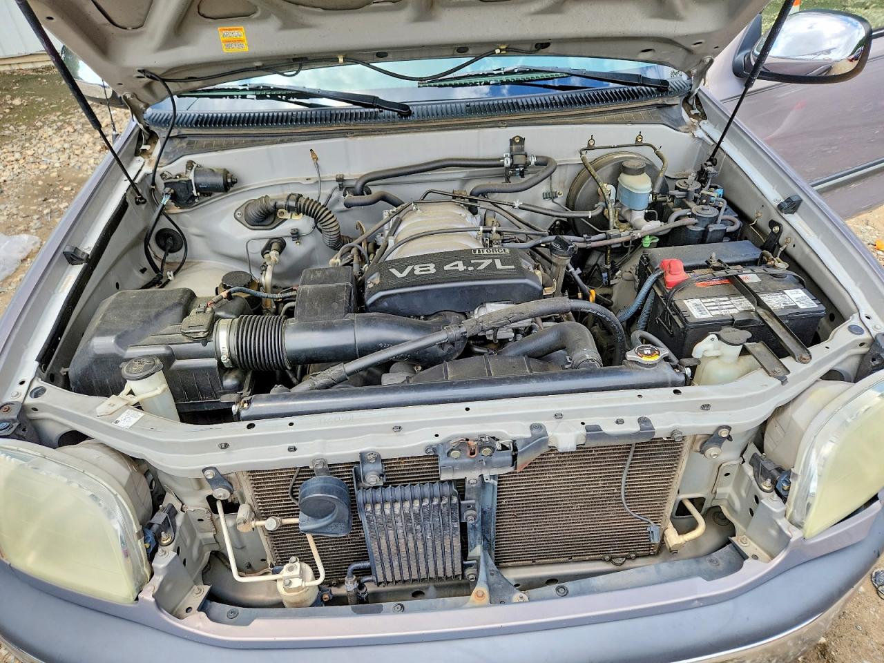 2002 Toyota Tundra Sr5 V8 Gray vin: 5TBRT34122S332176