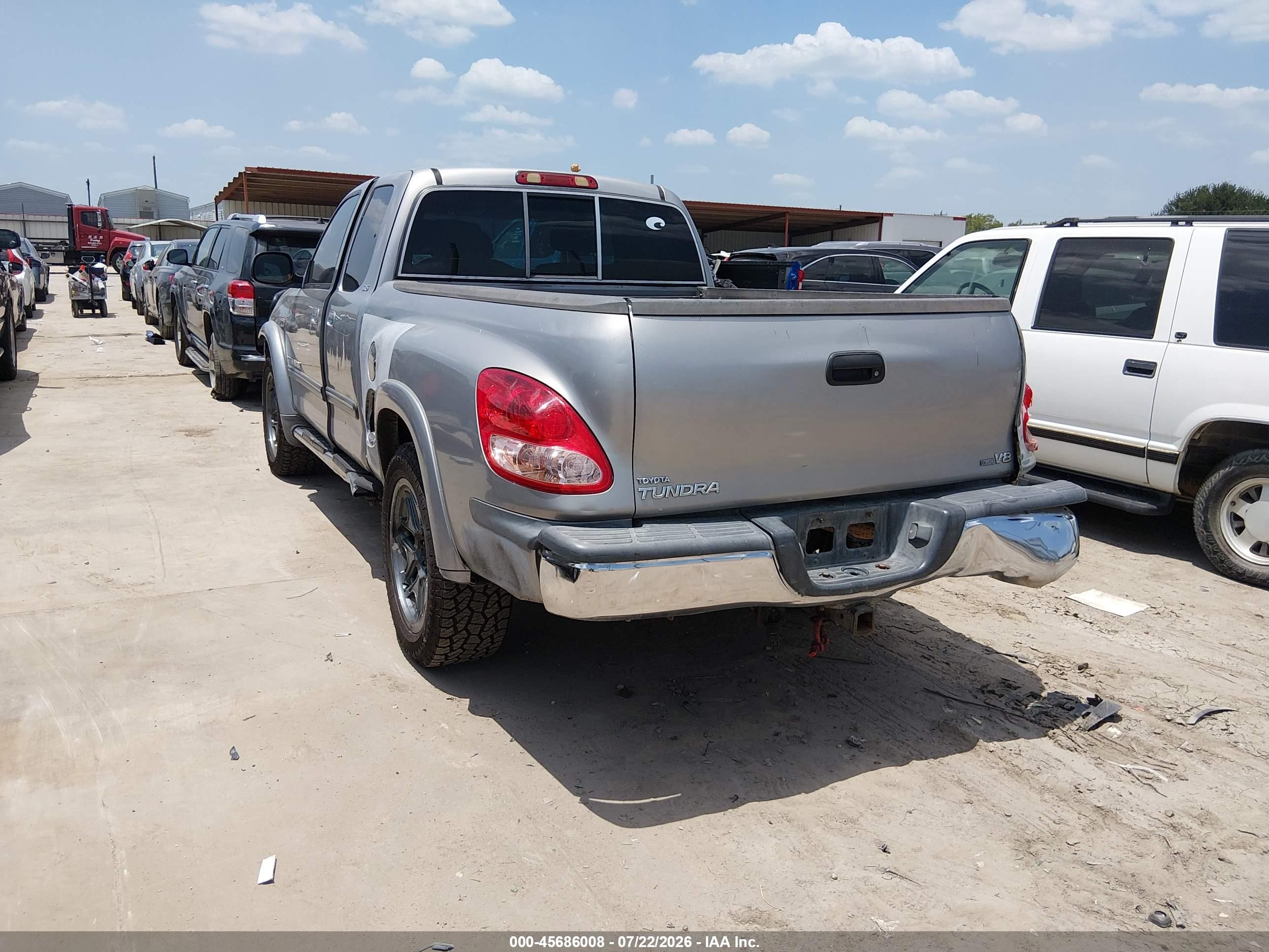 2003 Toyota Tundra Sr5 V8 Silver vin: 5TBRT34123S358665