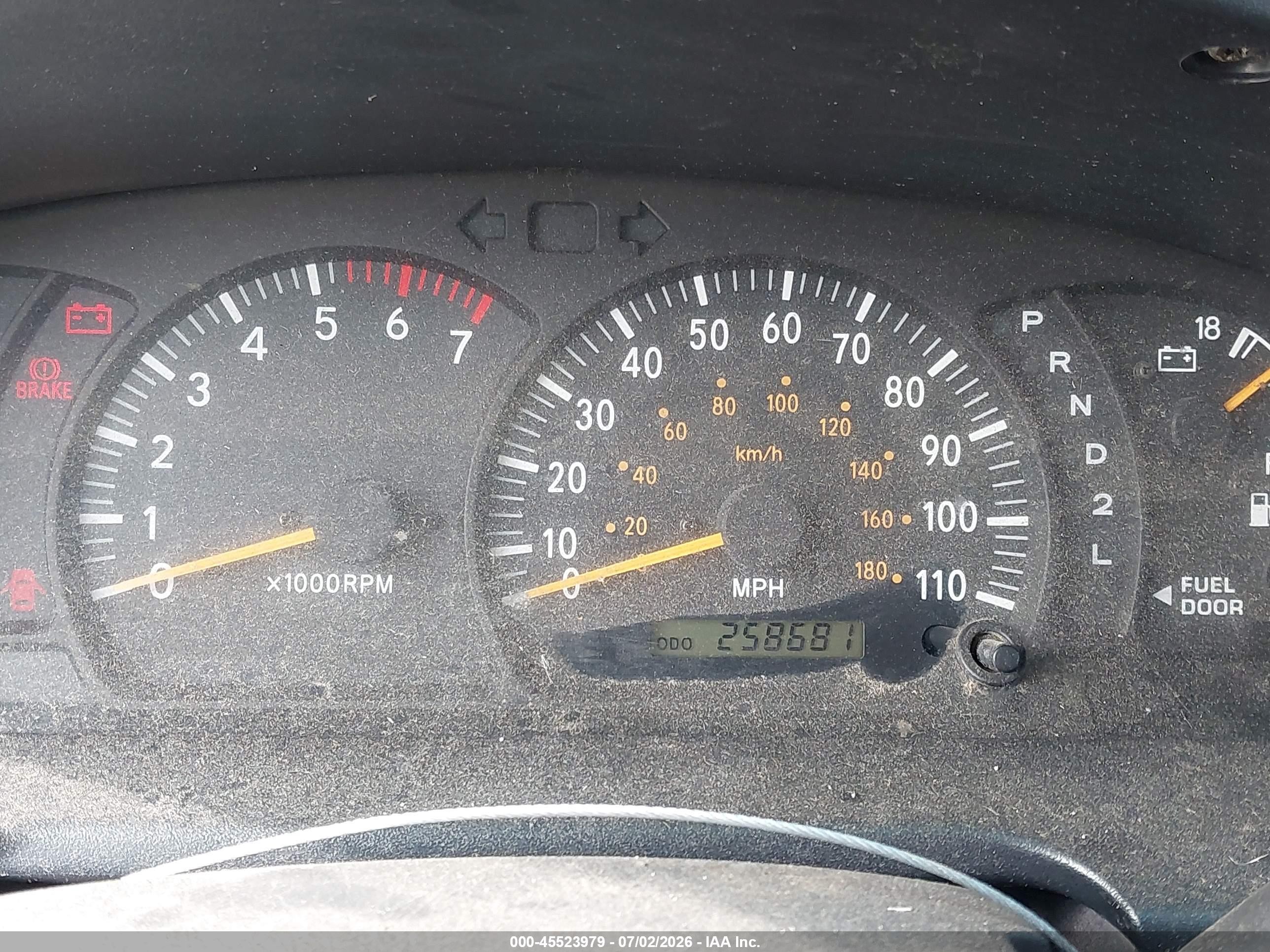 2003 Toyota Tundra Sr5 V8 Blue vin: 5TBRT34123S369200