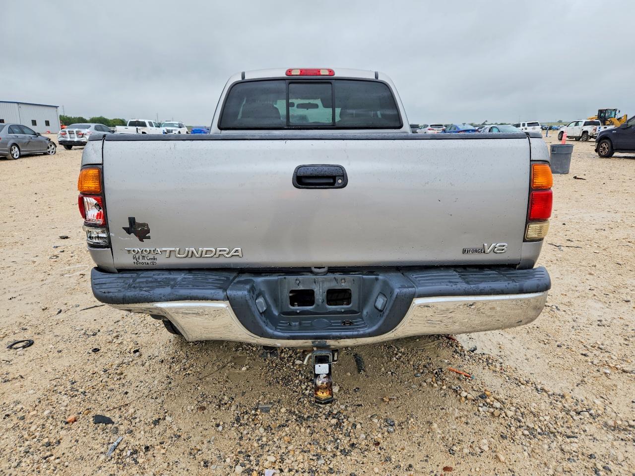 2004 Toyota Tundra Access Cab Sr5 Silver vin: 5TBRT34124S449596