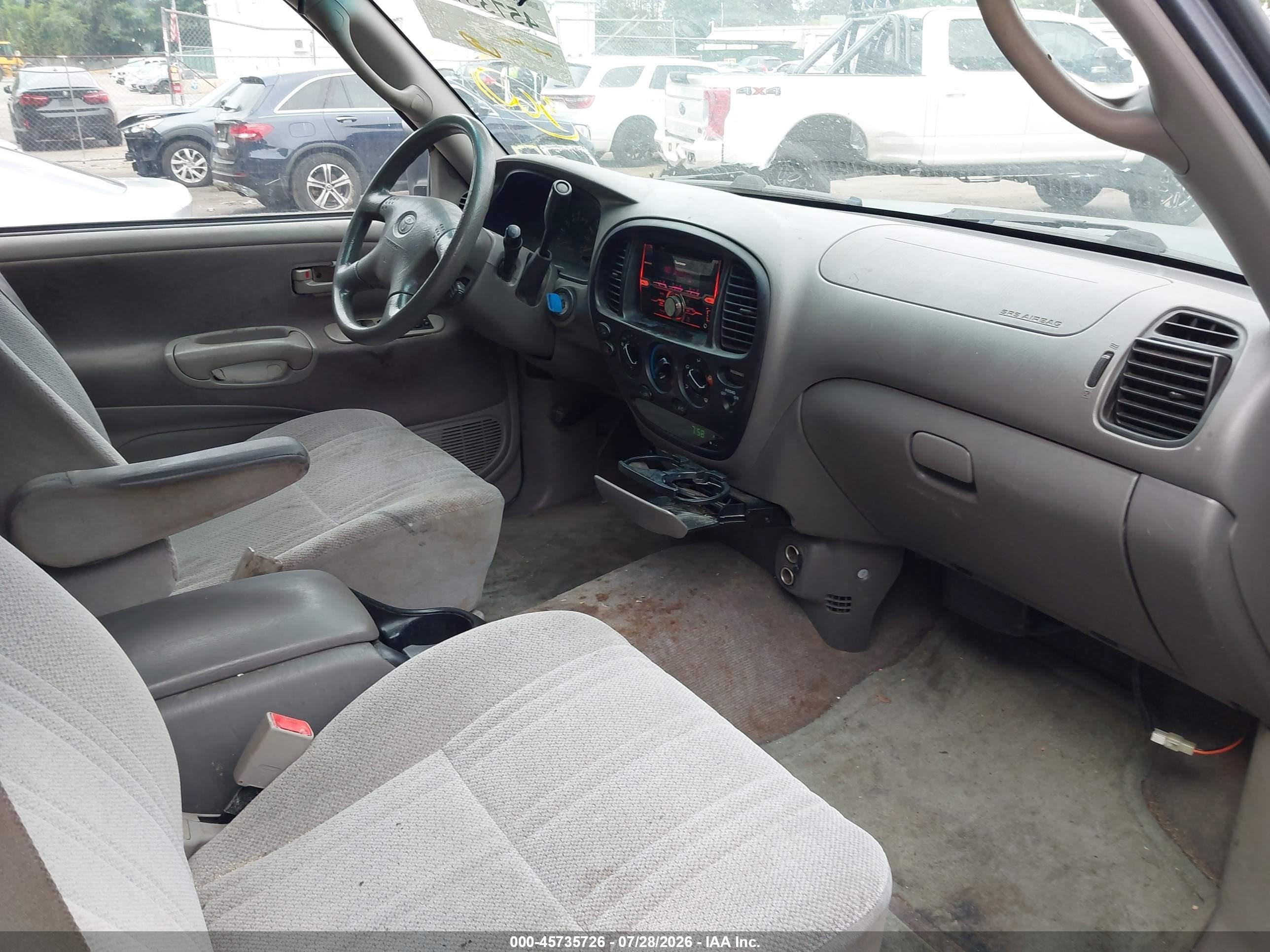 2001 Toyota Tundra Sr5 V8 Зеленый vin: 5TBRT34131S133765