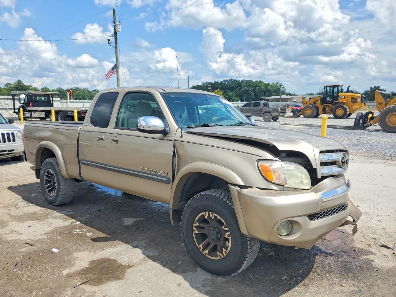 2005 Toyota Tundra Access Cab Sr5 Gold vin: 5TBRT34135S471561
