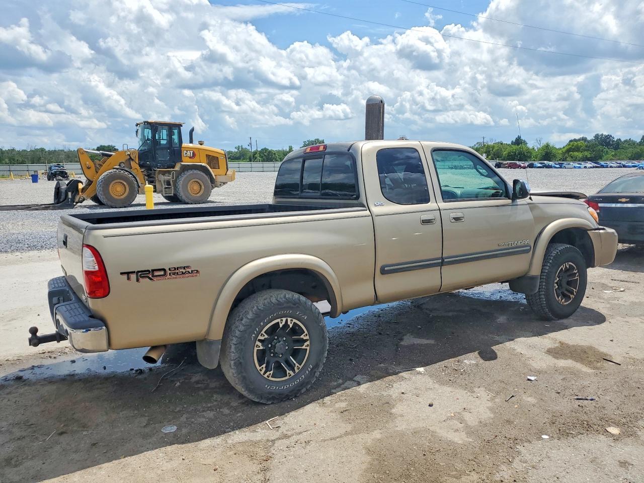 2005 Toyota Tundra Access Cab Sr5 Gold vin: 5TBRT34135S471561