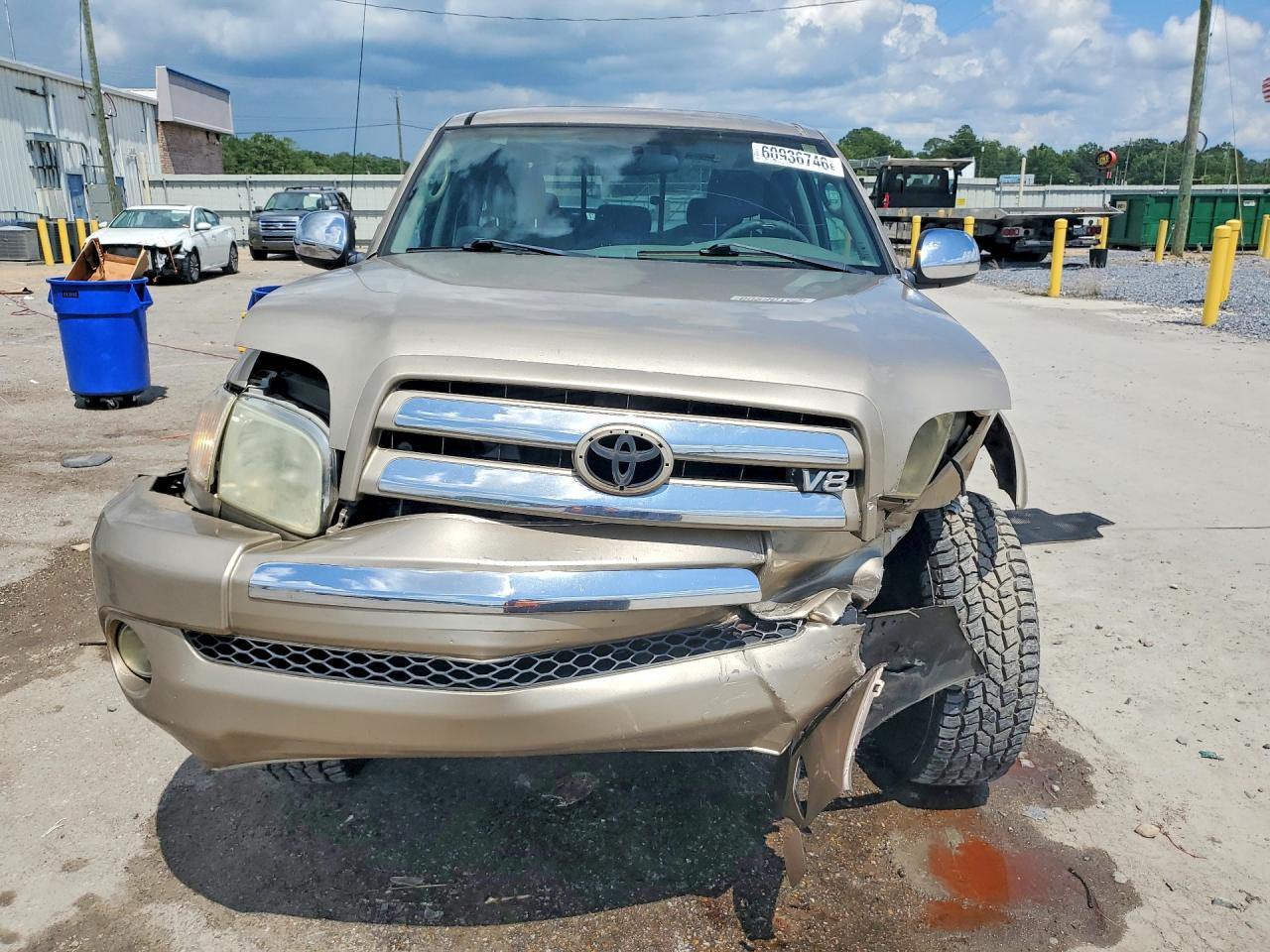 2005 Toyota Tundra Access Cab Sr5 Gold vin: 5TBRT34135S471561