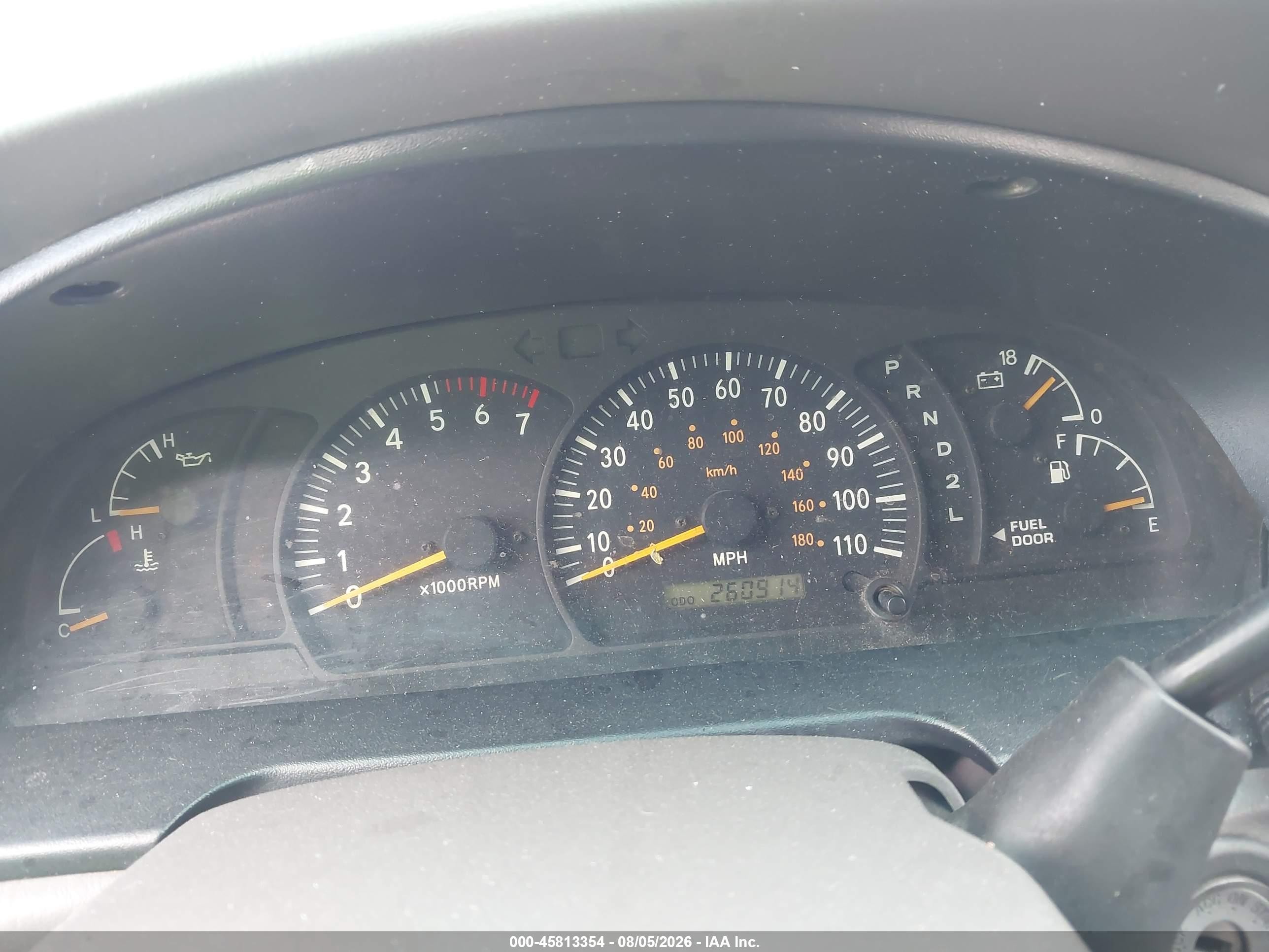2002 Toyota Tundra Sr5 V8 Gray vin: 5TBRT34142S255522