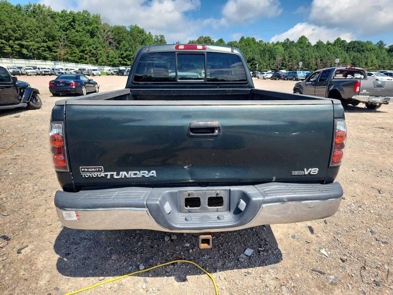 2005 Toyota Tundra Access Cab Sr5 Green vin: 5TBRT34145S457457
