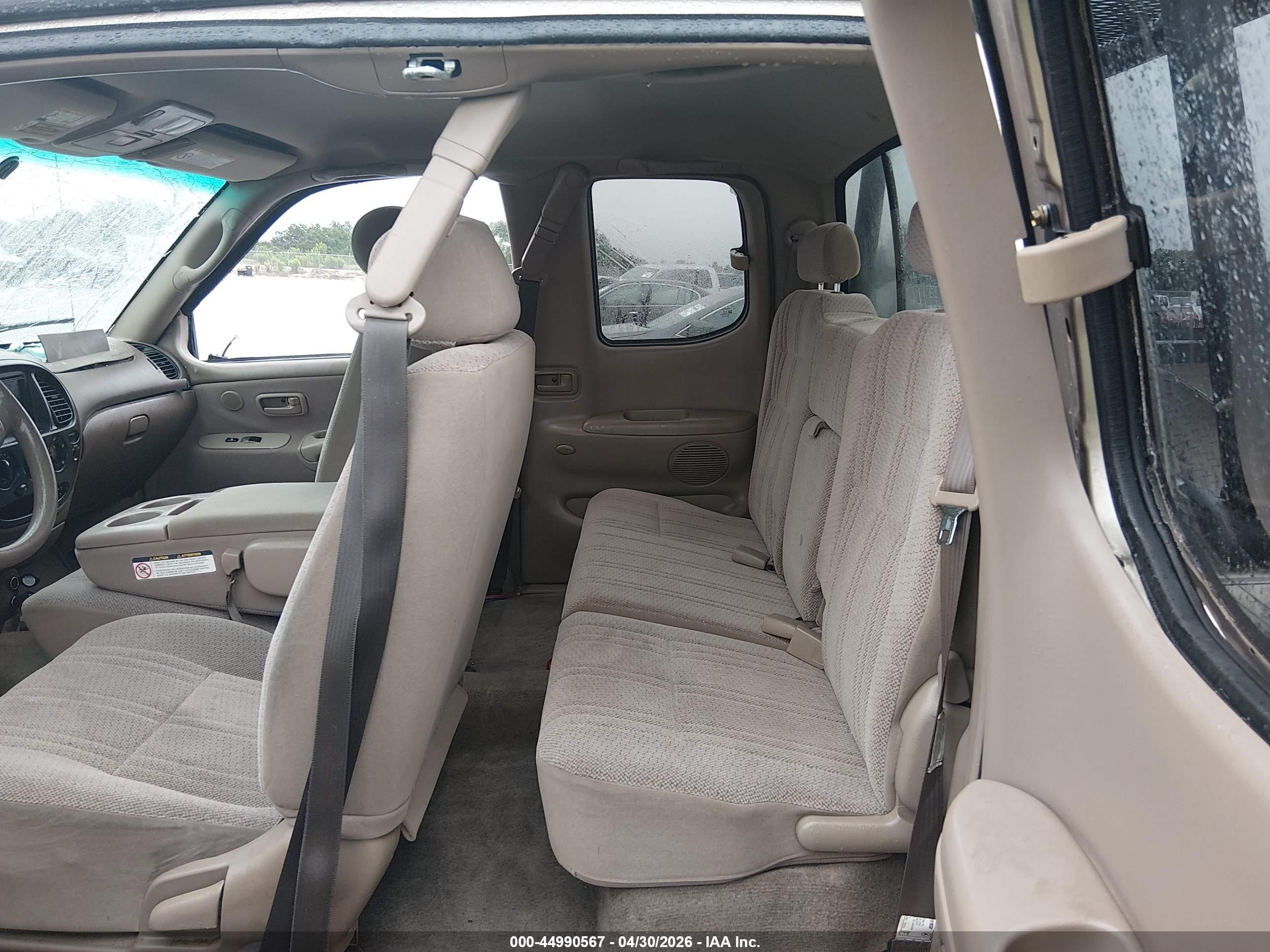 2002 Toyota Tundra Sr5 V8 Tan vin: 5TBRT34152S277576