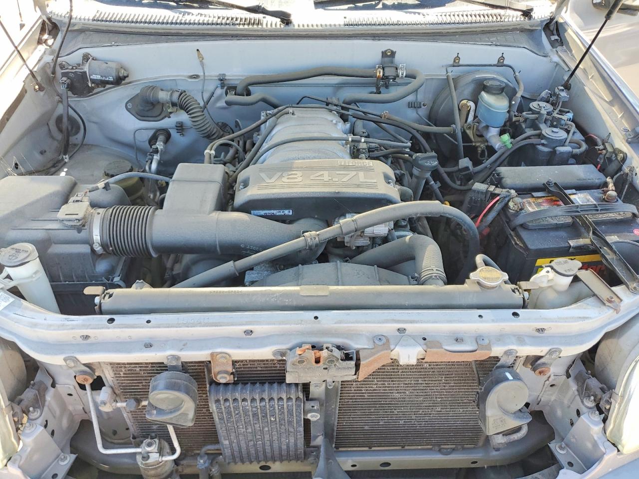 2002 Toyota Tundra Sr5 V8 Gray vin: 5TBRT34152S277741