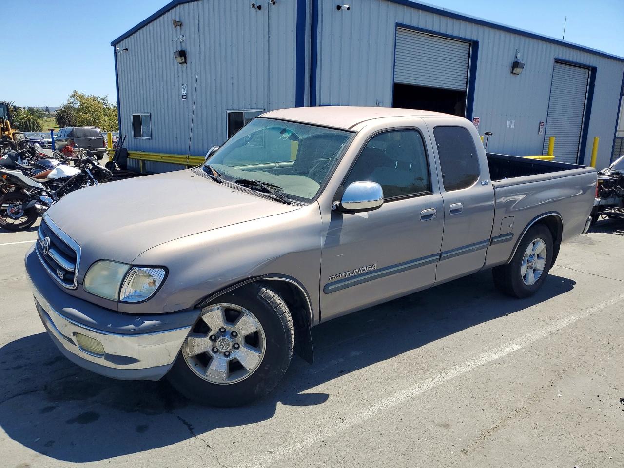 2002 Toyota Tundra Sr5 V8 Gray vin: 5TBRT34152S277741