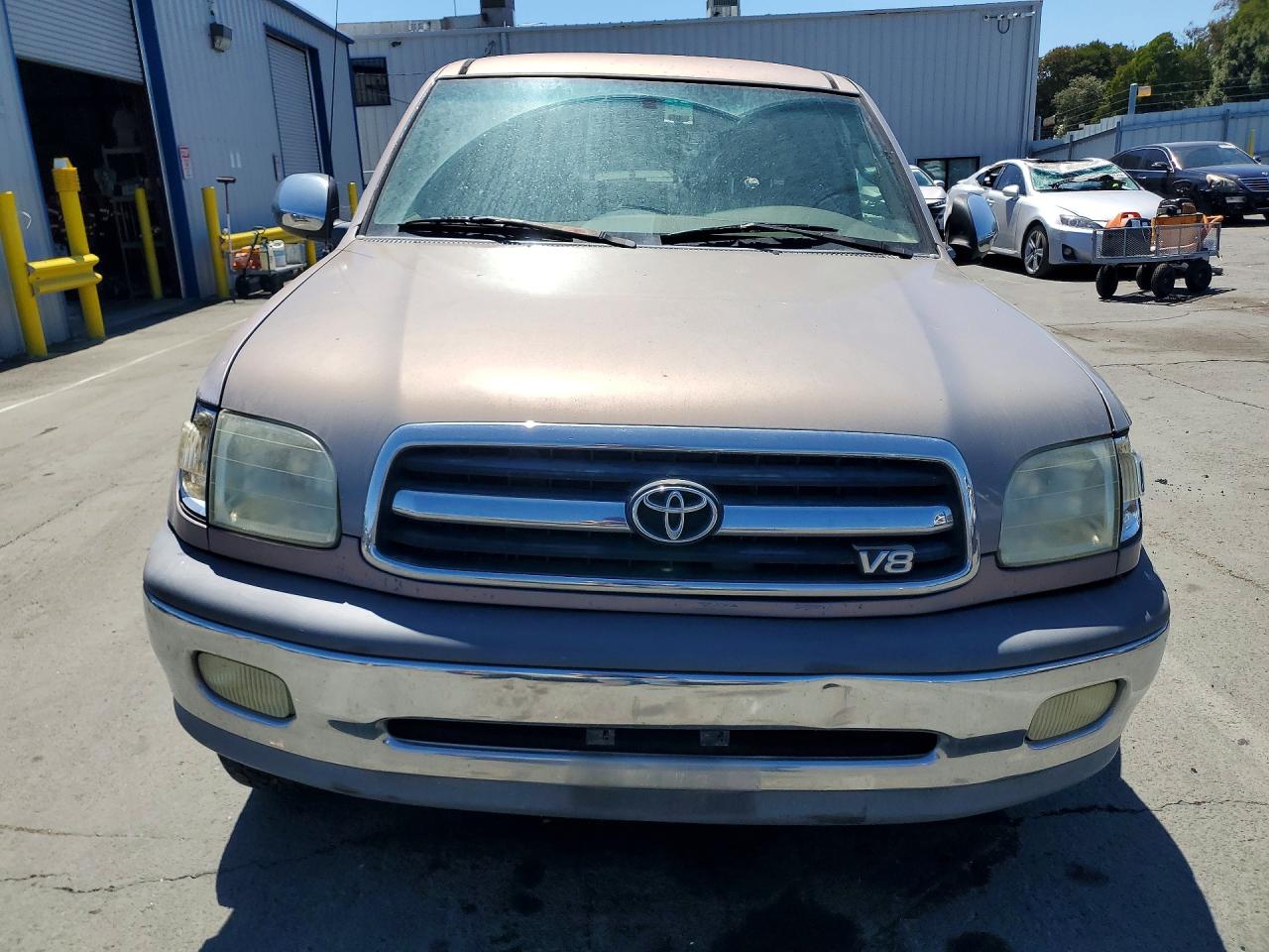 2002 Toyota Tundra Sr5 V8 Gray vin: 5TBRT34152S277741