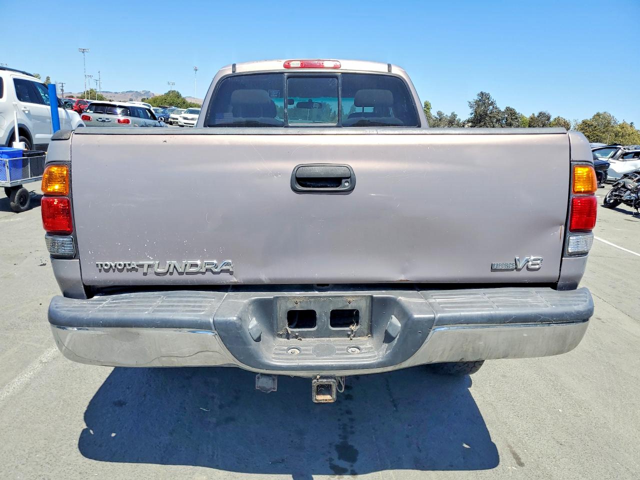 2002 Toyota Tundra Sr5 V8 Gray vin: 5TBRT34152S277741
