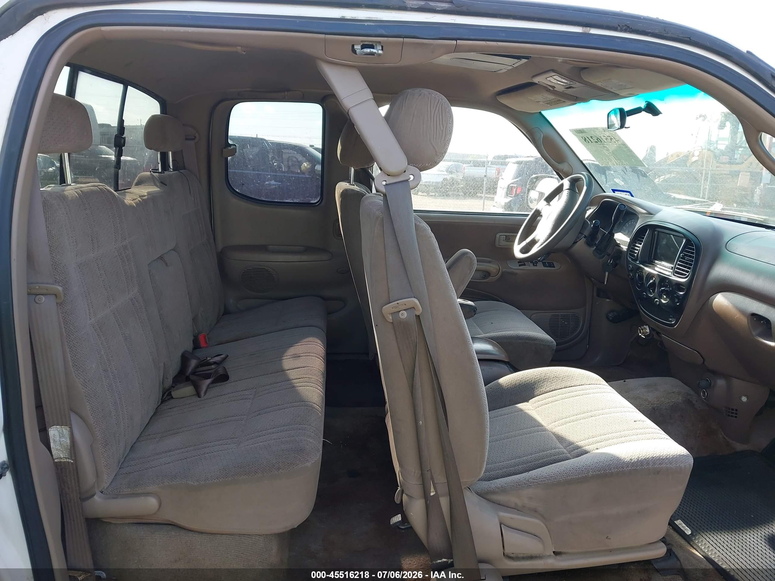 2002 Toyota Tundra Access Cab/access Cab Sr5 White vin: 5TBRT34152S285659