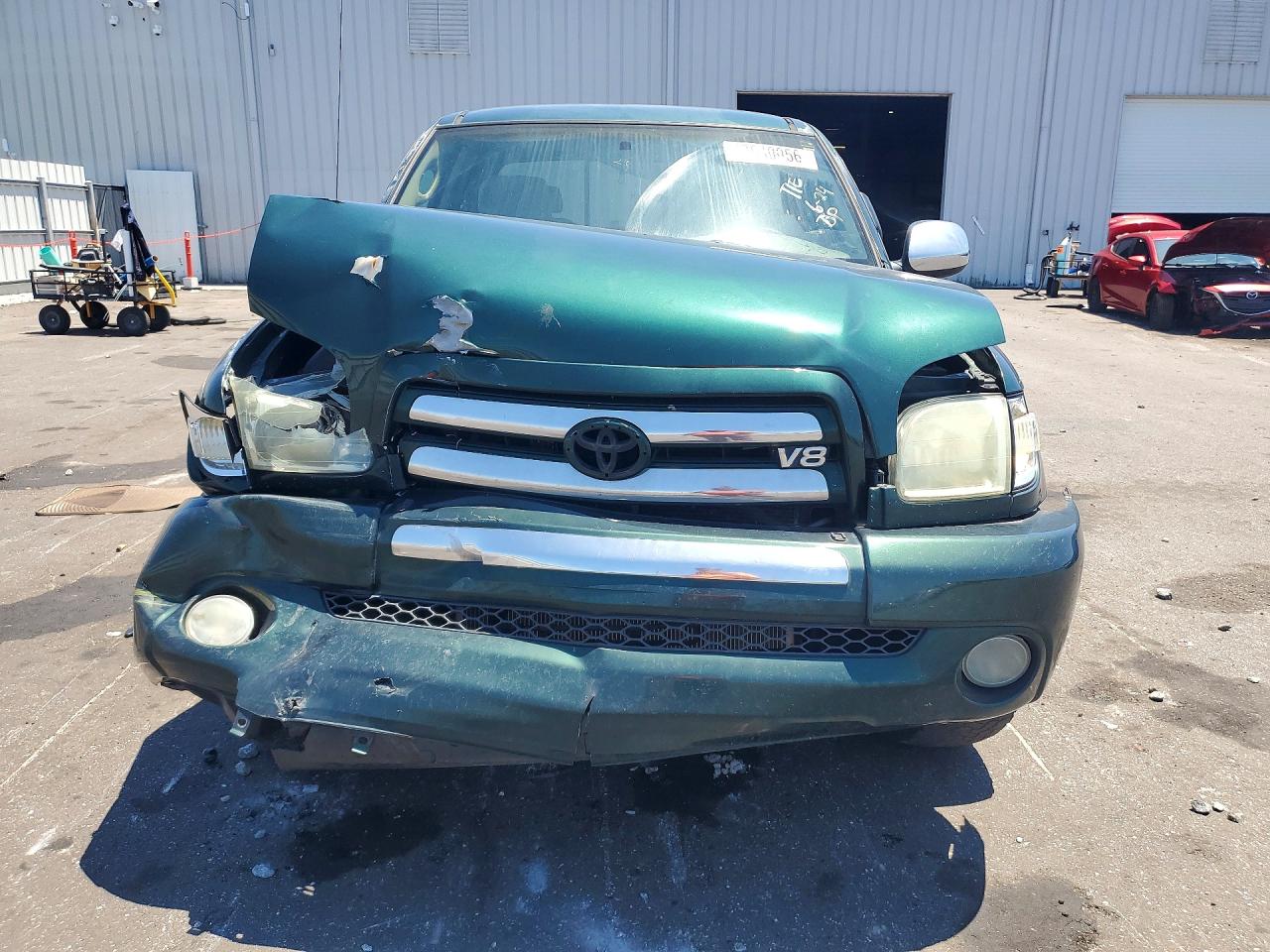 2004 Toyota Tundra Sr5 Green vin: 5TBRT34154S446899