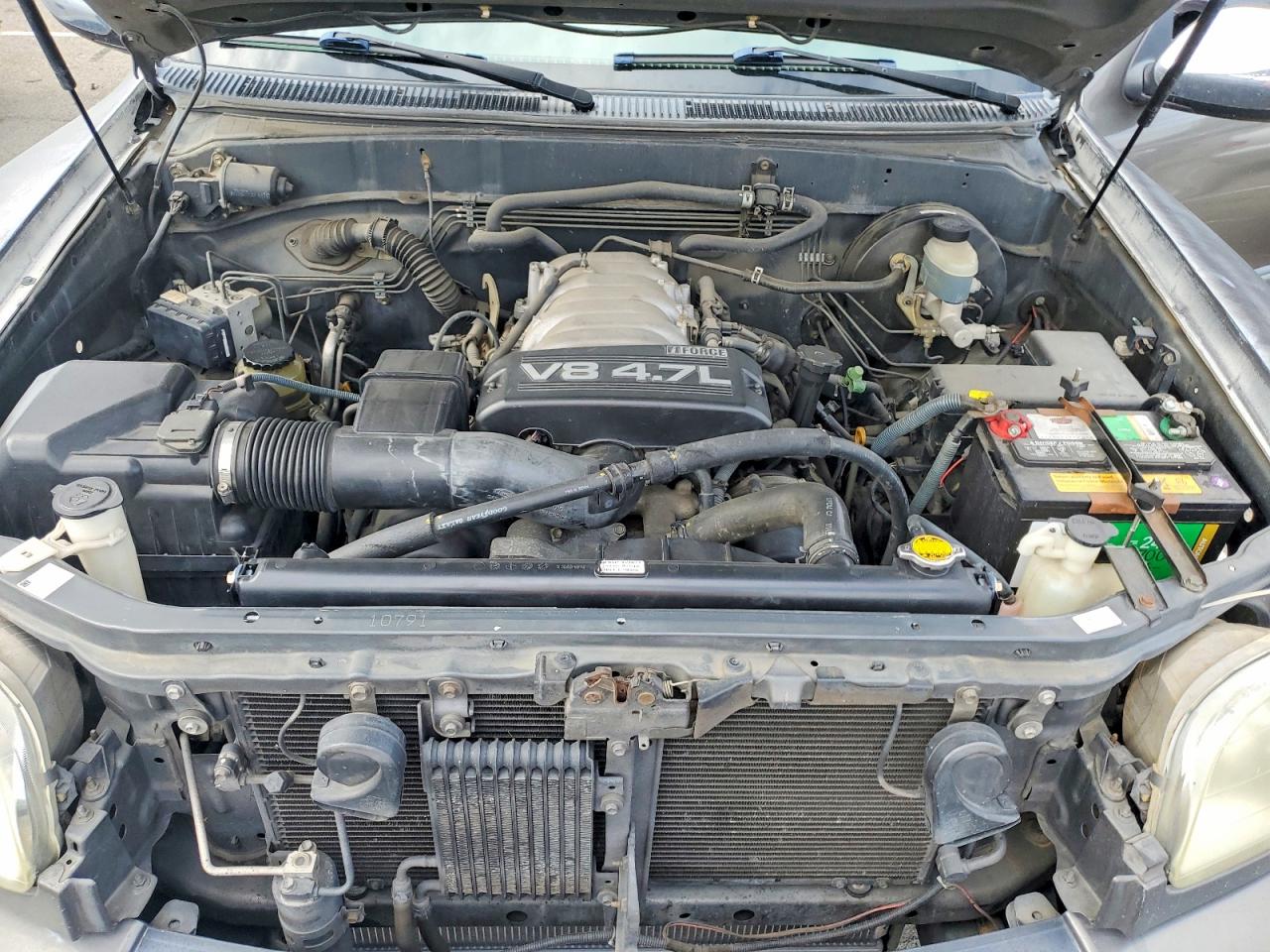 2004 Toyota Tundra Sr5 Gray vin: 5TBRT34154S452847