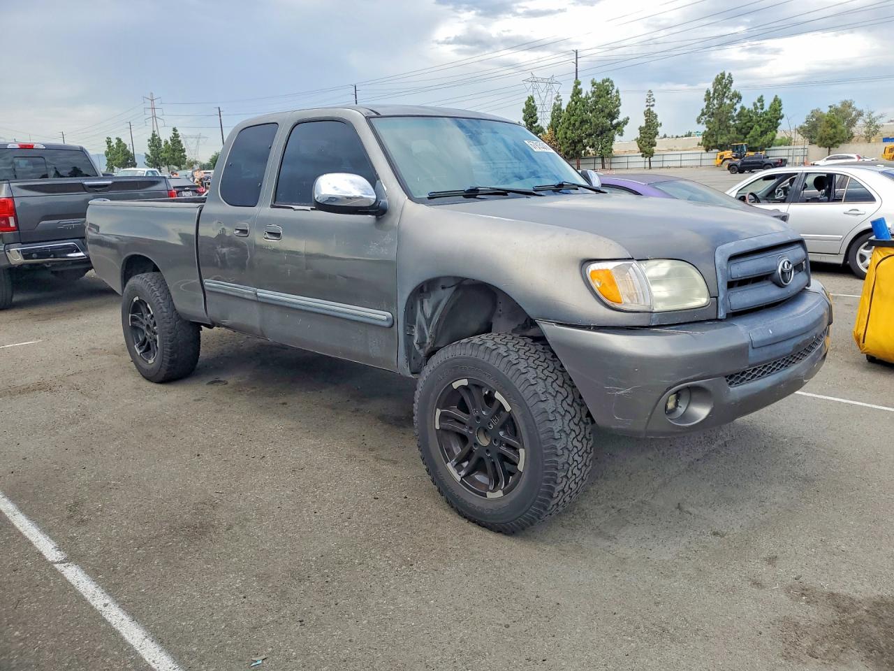 2004 Toyota Tundra Sr5 Gray vin: 5TBRT34154S452847