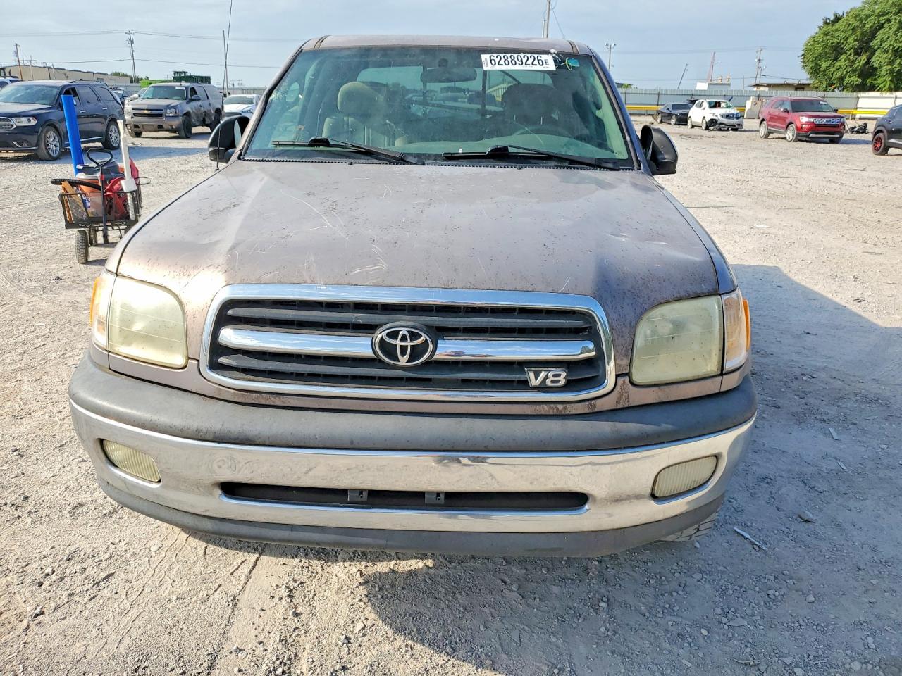 2001 Toyota Tundra Sr5 Beige vin: 5TBRT34161S145683