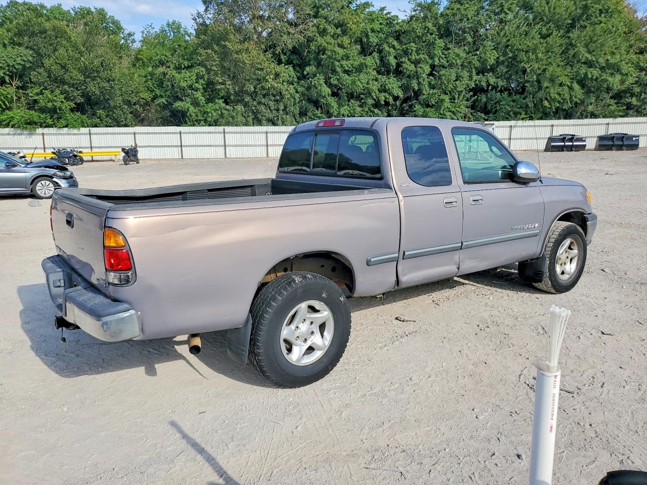 2001 Toyota Tundra Sr5 Beige vin: 5TBRT34161S145683