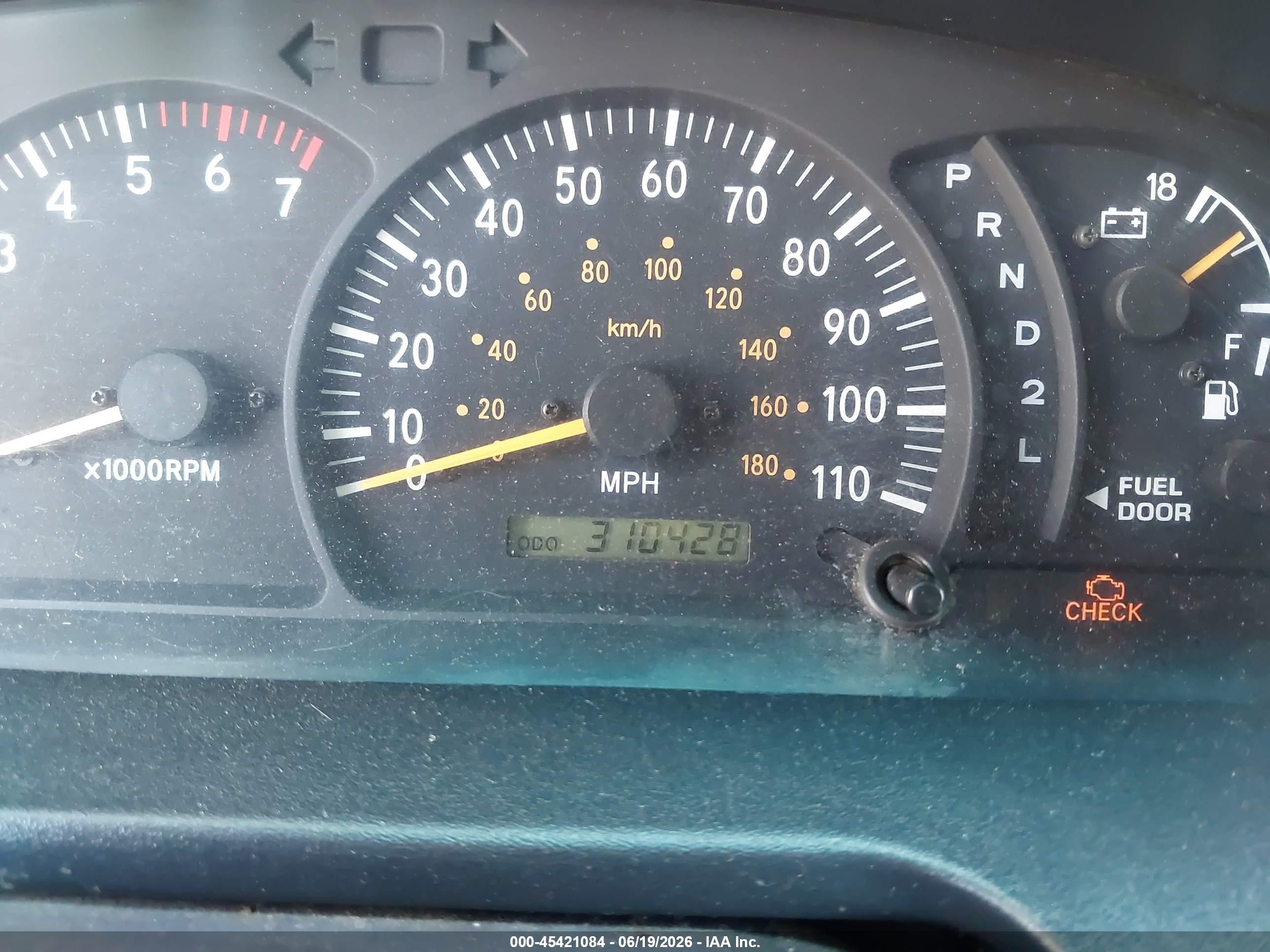2002 Toyota Tundra Sr5 V8 Black vin: 5TBRT34162S223509