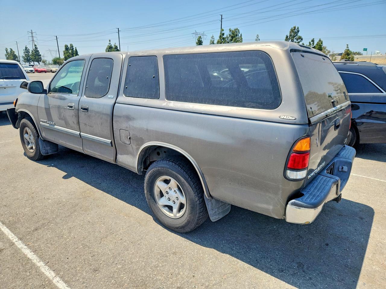 2003 Toyota Tundra Sr5 Gray vin: 5TBRT34163S433786