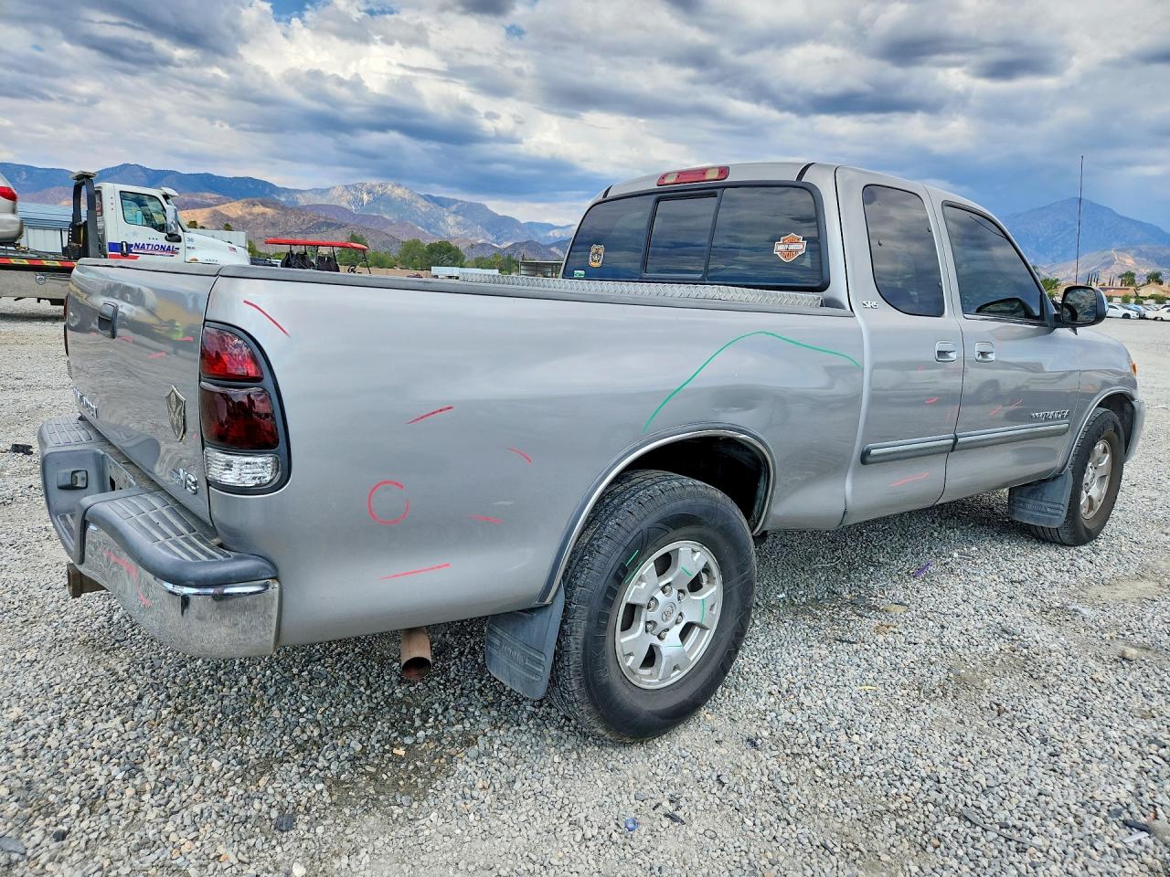 2003 Toyota Tundra Sr5 Gray vin: 5TBRT34173S352764