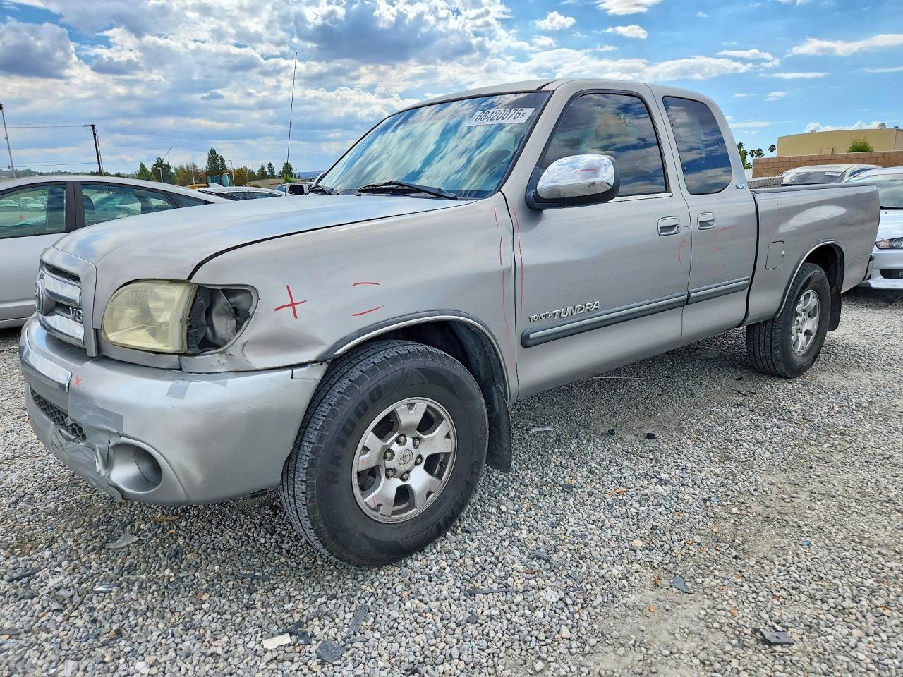 2003 Toyota Tundra Sr5 Gray vin: 5TBRT34173S352764