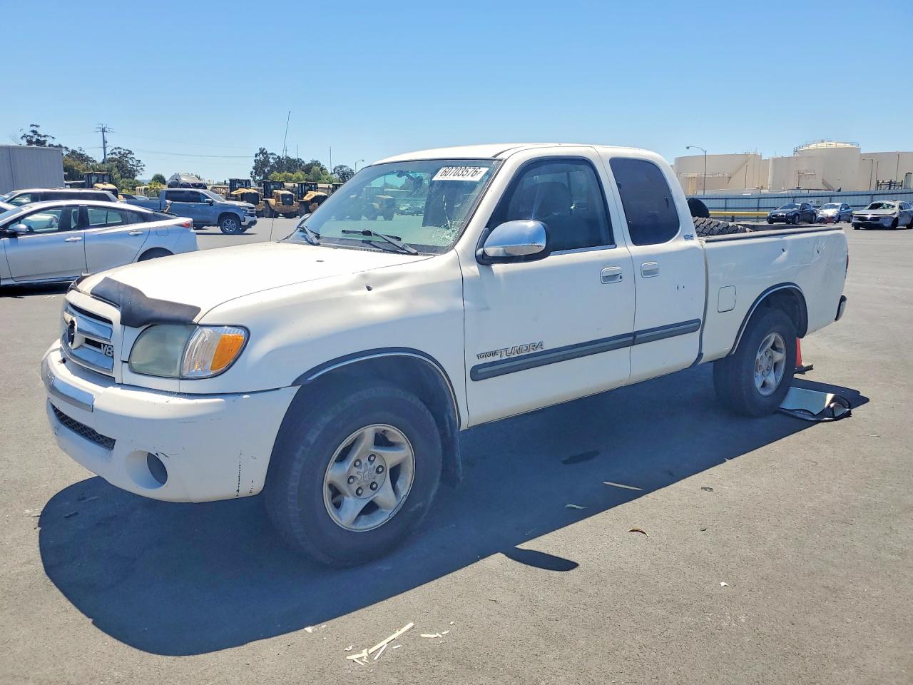 2003 Toyota Tundra Access Cab Sr5 White vin: 5TBRT34173S389250