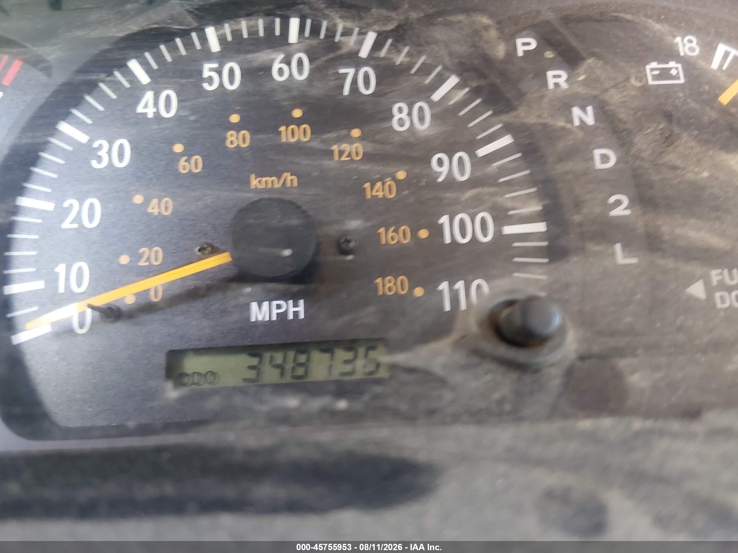 2003 Toyota Tundra Sr5 V8 Gray vin: 5TBRT34173S411232