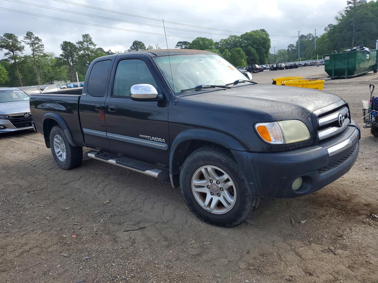 2004 Toyota Tundra Sr5 Черный vin: 5TBRT34174S454440