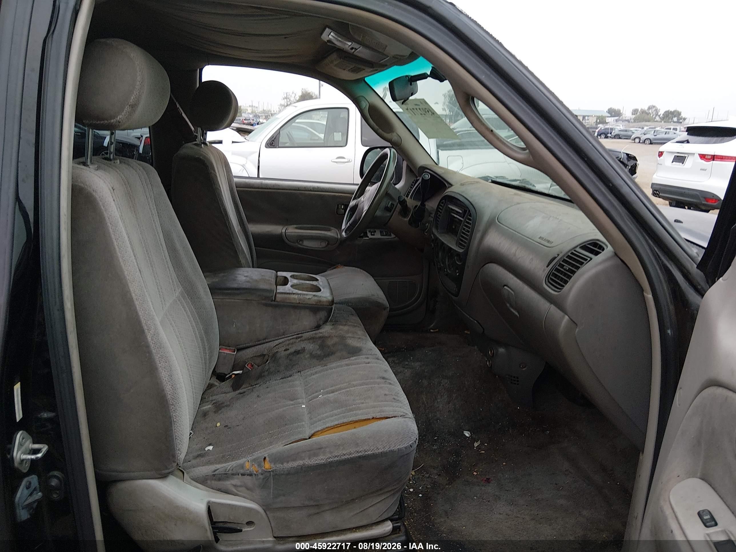 2002 Toyota Tundra Sr5 V8 Black vin: 5TBRT34182S289852