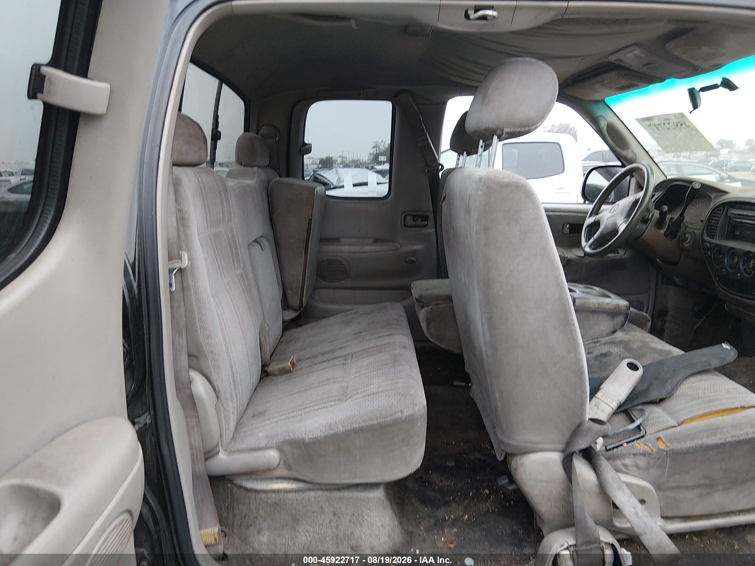 2002 Toyota Tundra Sr5 V8 Black vin: 5TBRT34182S289852