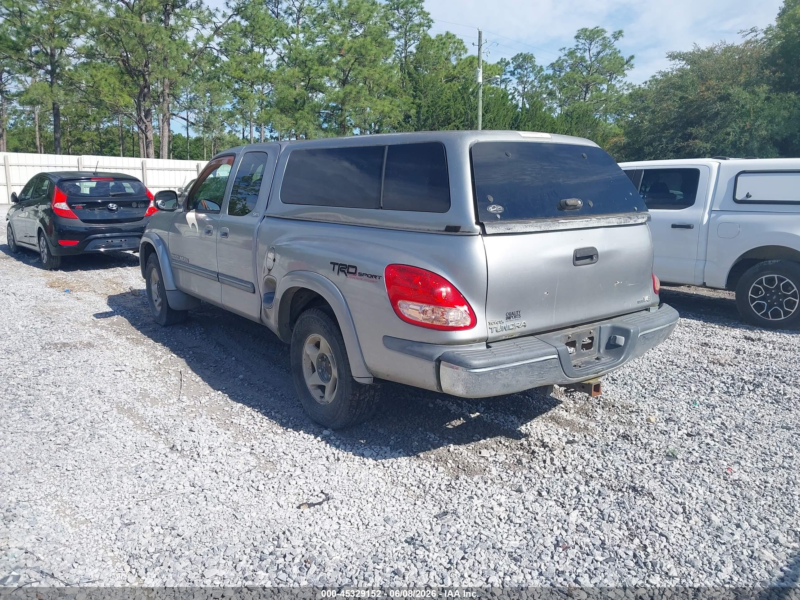 2003 Toyota Tundra Sr5 V8 Серебряный vin: 5TBRT34183S438343