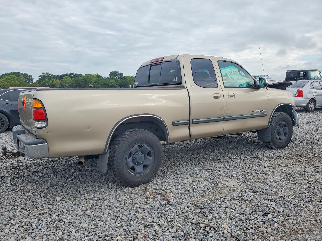 2001 Toyota Tundra Sr5 Желто-коричневый vin: 5TBRT34191S168388